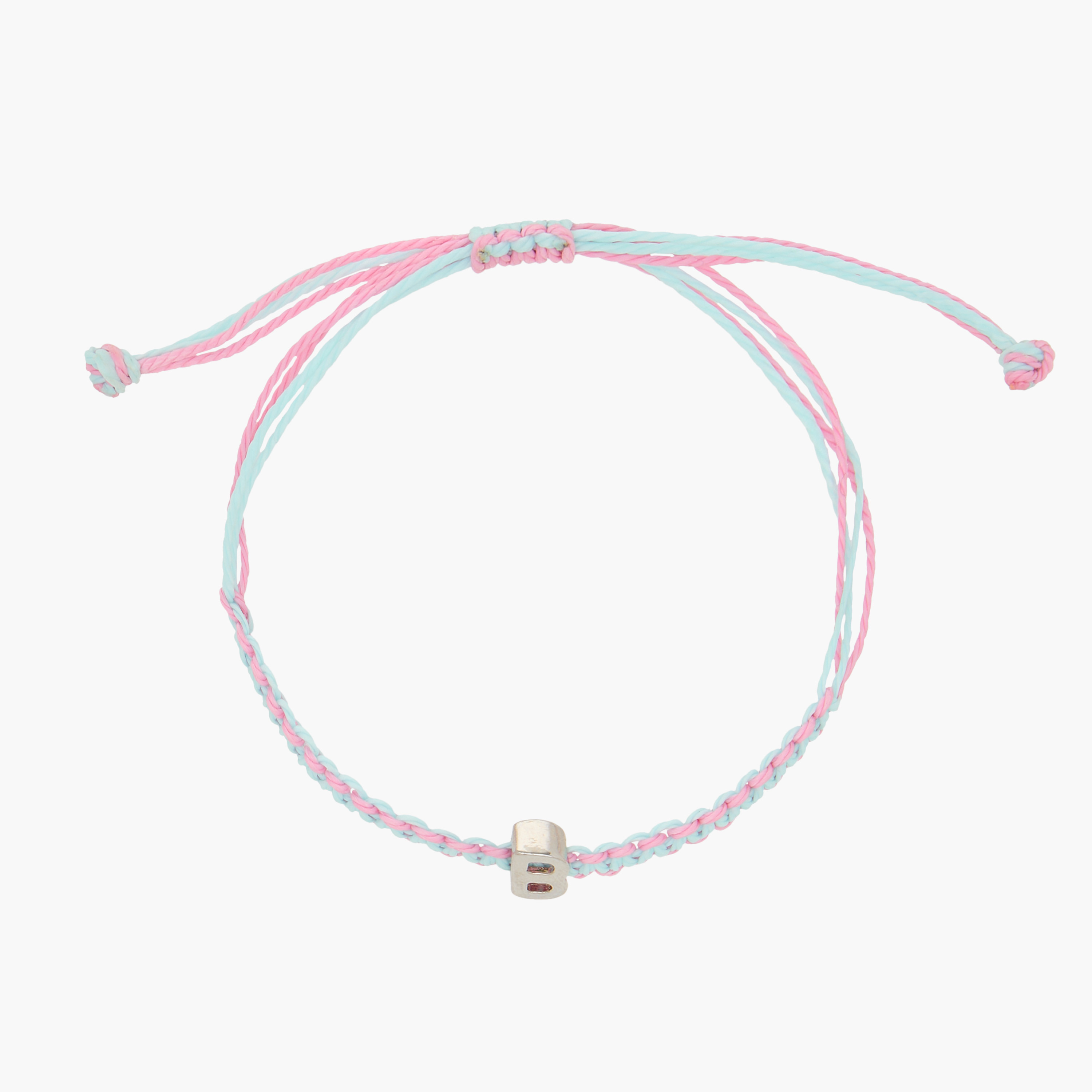 Thread Bracelets with Initial Charm and Slider Closure - Set of 6-women-watchesandjewellery-jewellery-banglesandbracelets-image-8