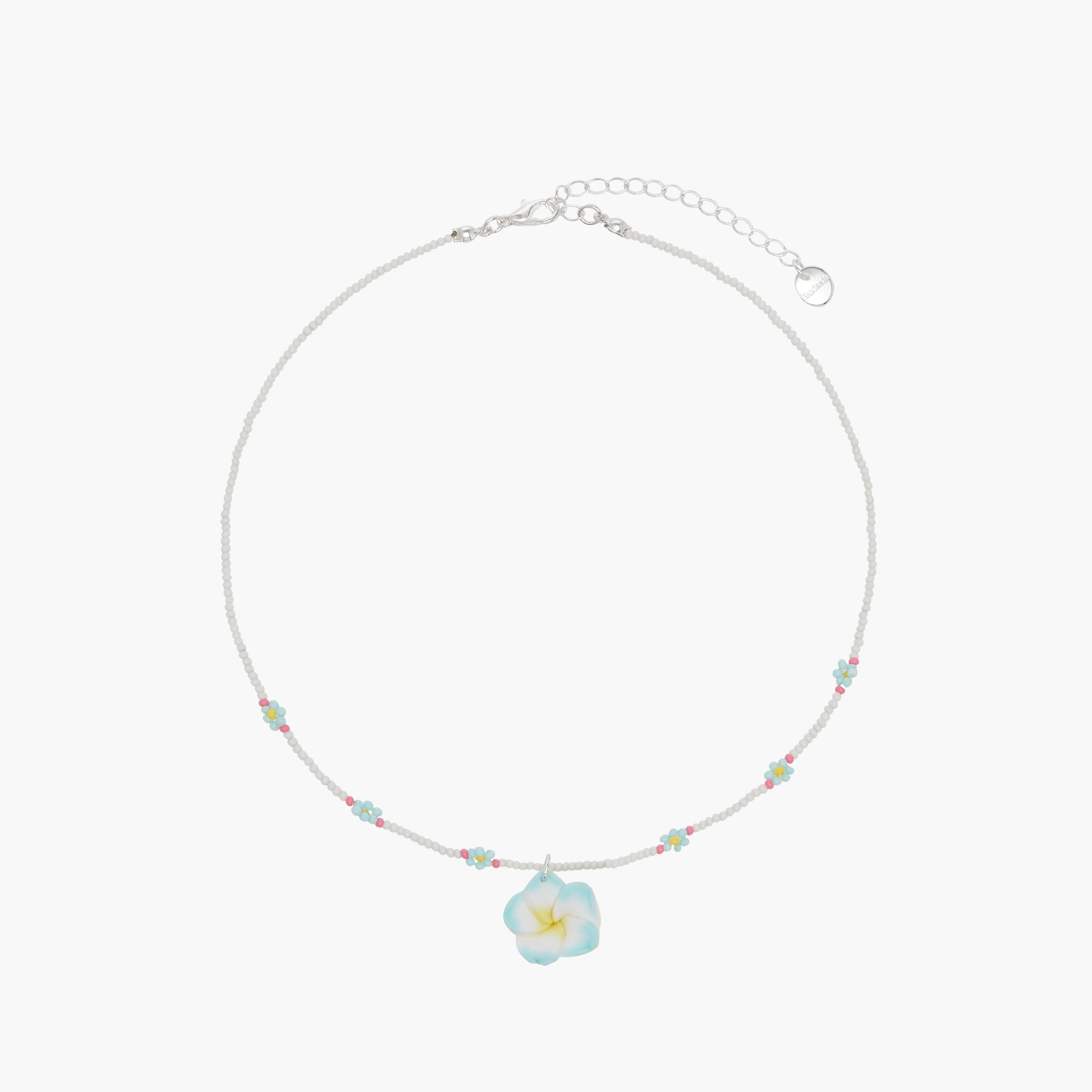 Floral Beaded BFF Necklace with Lobster Clasp Closure - Set of 2-women-watchesandjewellery-jewellery-necklacesandpendants-image-3