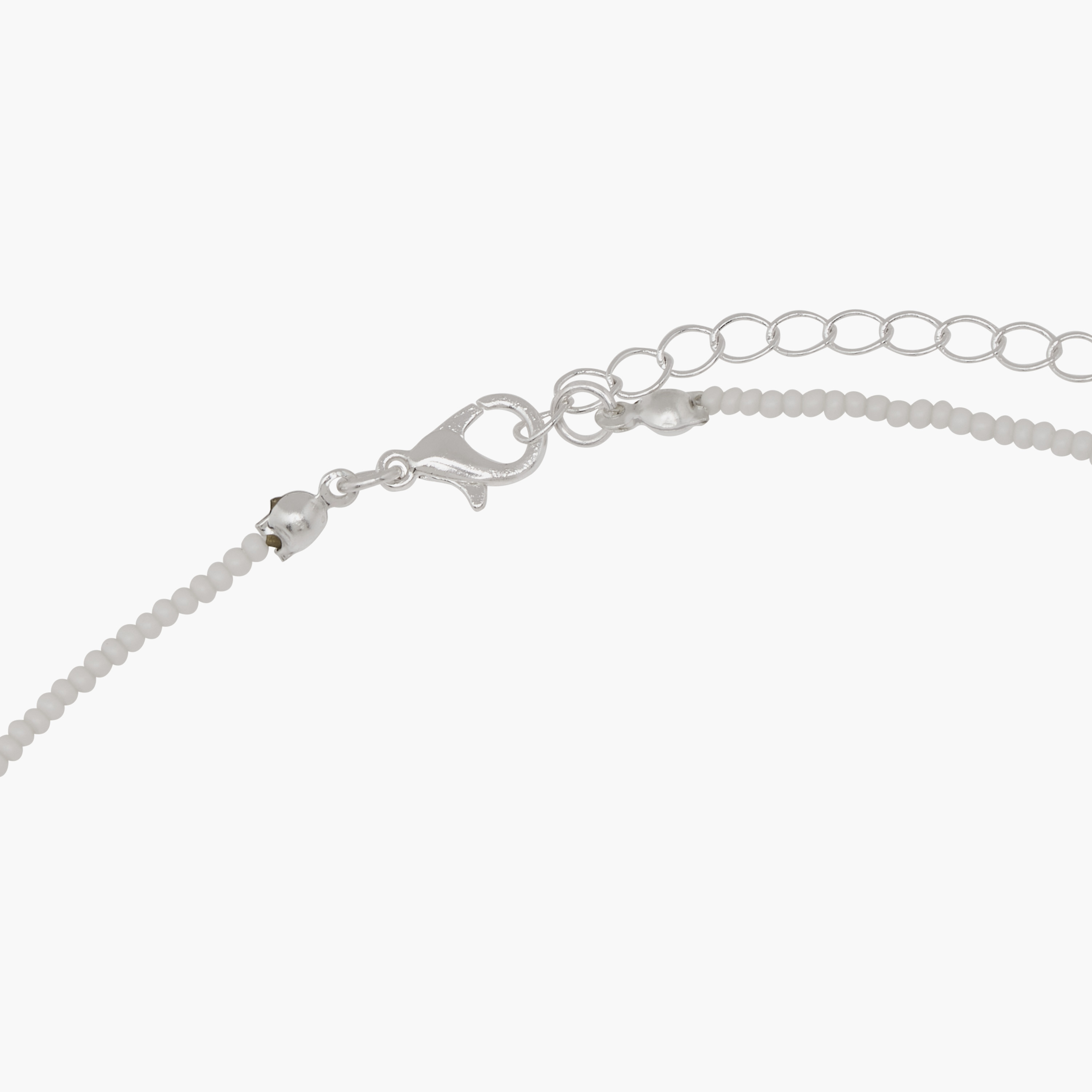 Floral Beaded BFF Necklace with Lobster Clasp Closure - Set of 2-women-watchesandjewellery-jewellery-necklacesandpendants-image-5
