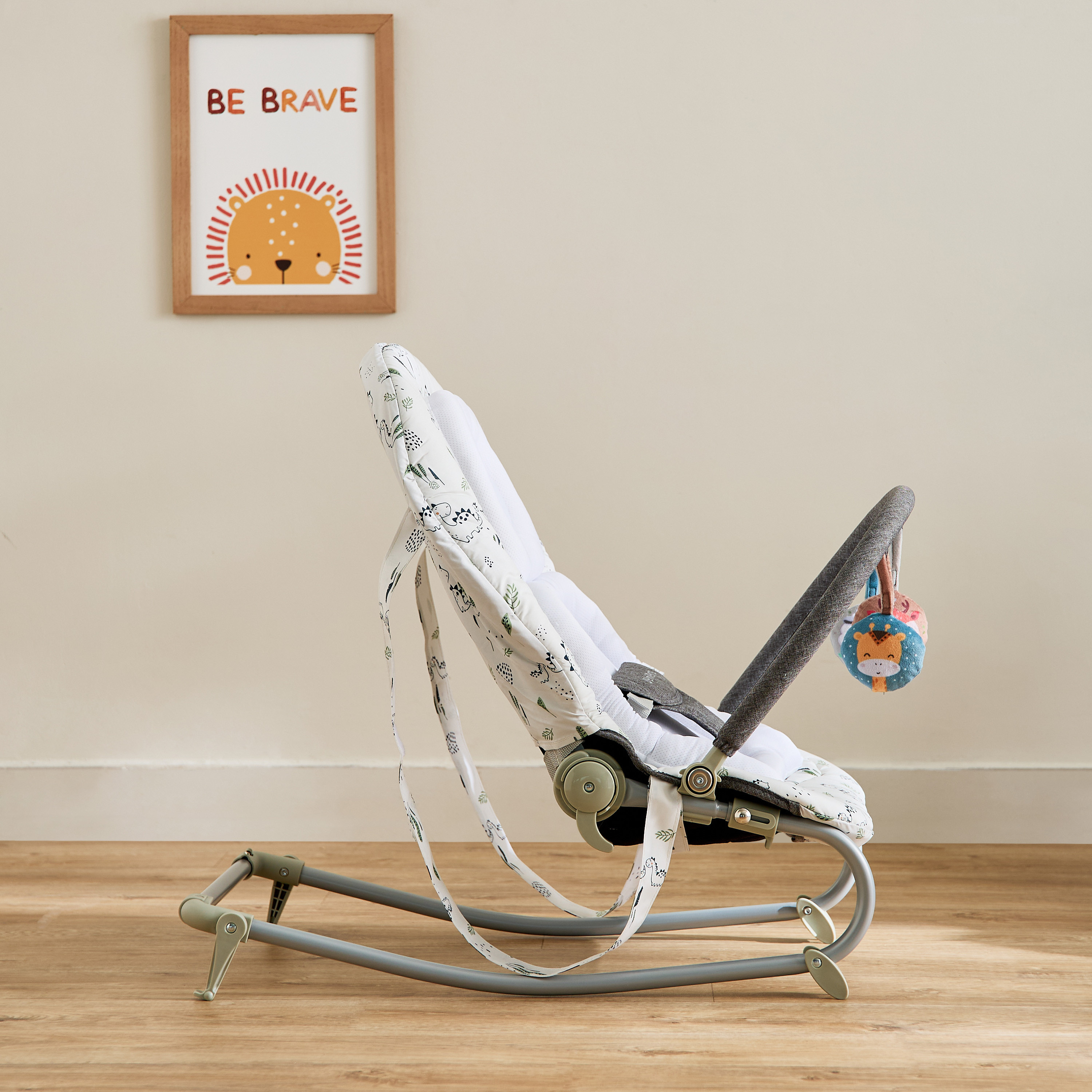 Juniors Cloud Print Scoria Baby Rocker-baby-infantactivity-rockers-image-4