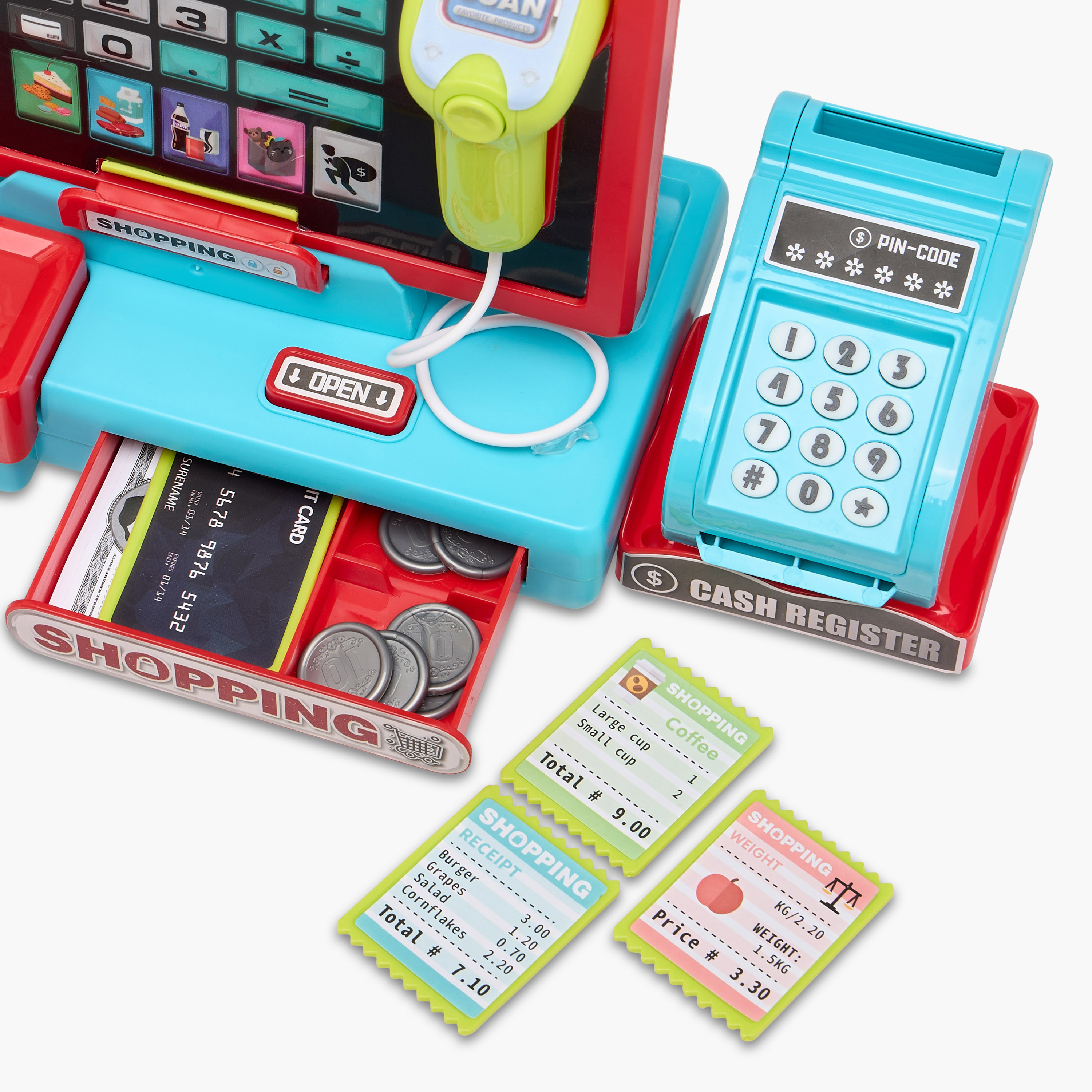 مجموعة لعب صندوق الدفع من جونيورز-toys-roleplay-supermarketandshoppingsets-image-7
