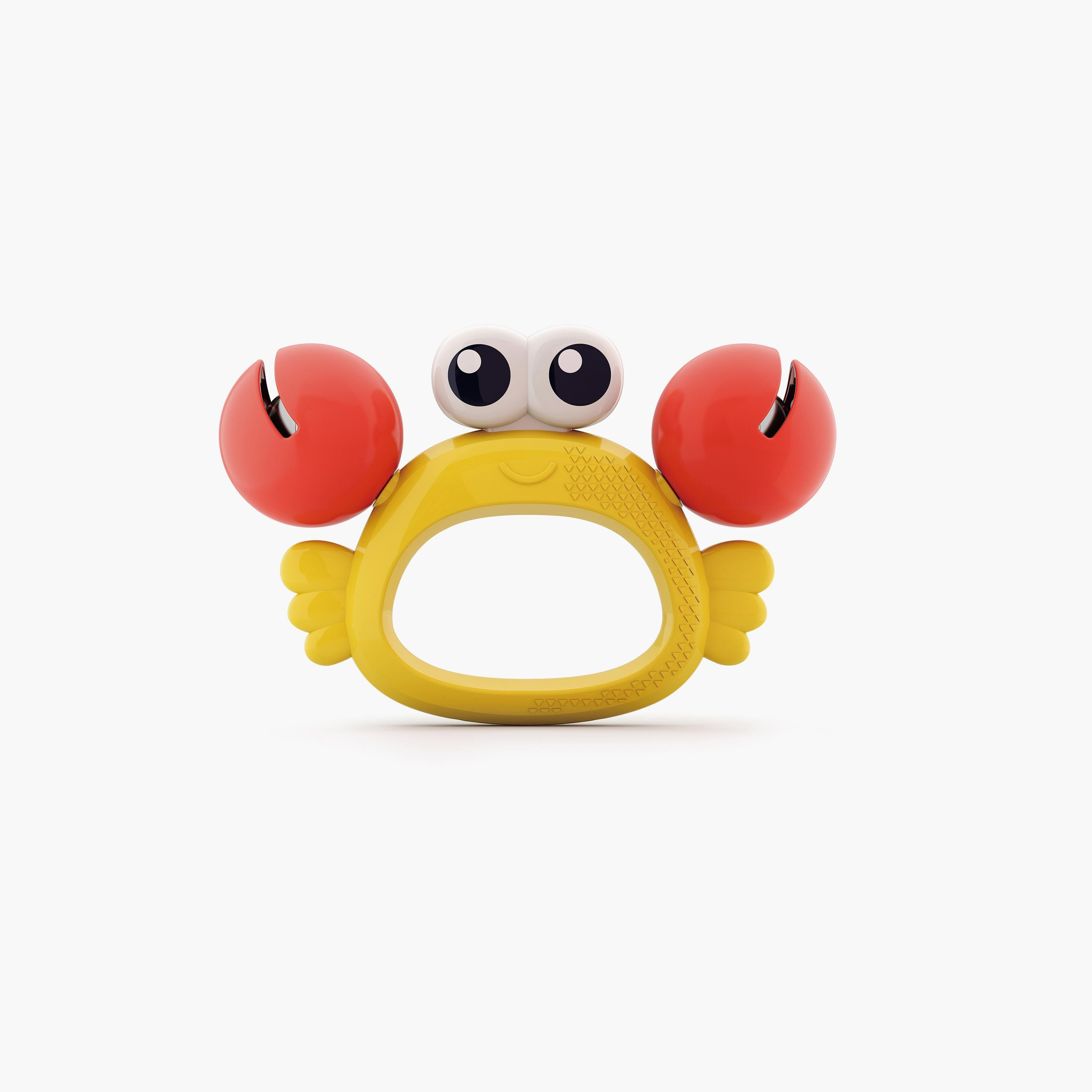 Hola Crab Orchestra Rattle Baby Teether Activity Toy - 3 Months+-toys-babyandtoddlertoys-rattlesandteethers-image-1