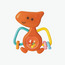 Hola 5-Piece 5-Stages Dinosaur Rattles Teether Gift Set - 3 Months+-toys-babyandtoddlertoys-rattlesandteethers-image-2