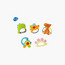 Hola 5-Piece 5-Stages Dinosaur Rattles Teether Gift Set - 3 Months+-toys-babyandtoddlertoys-rattlesandteethers-image-5