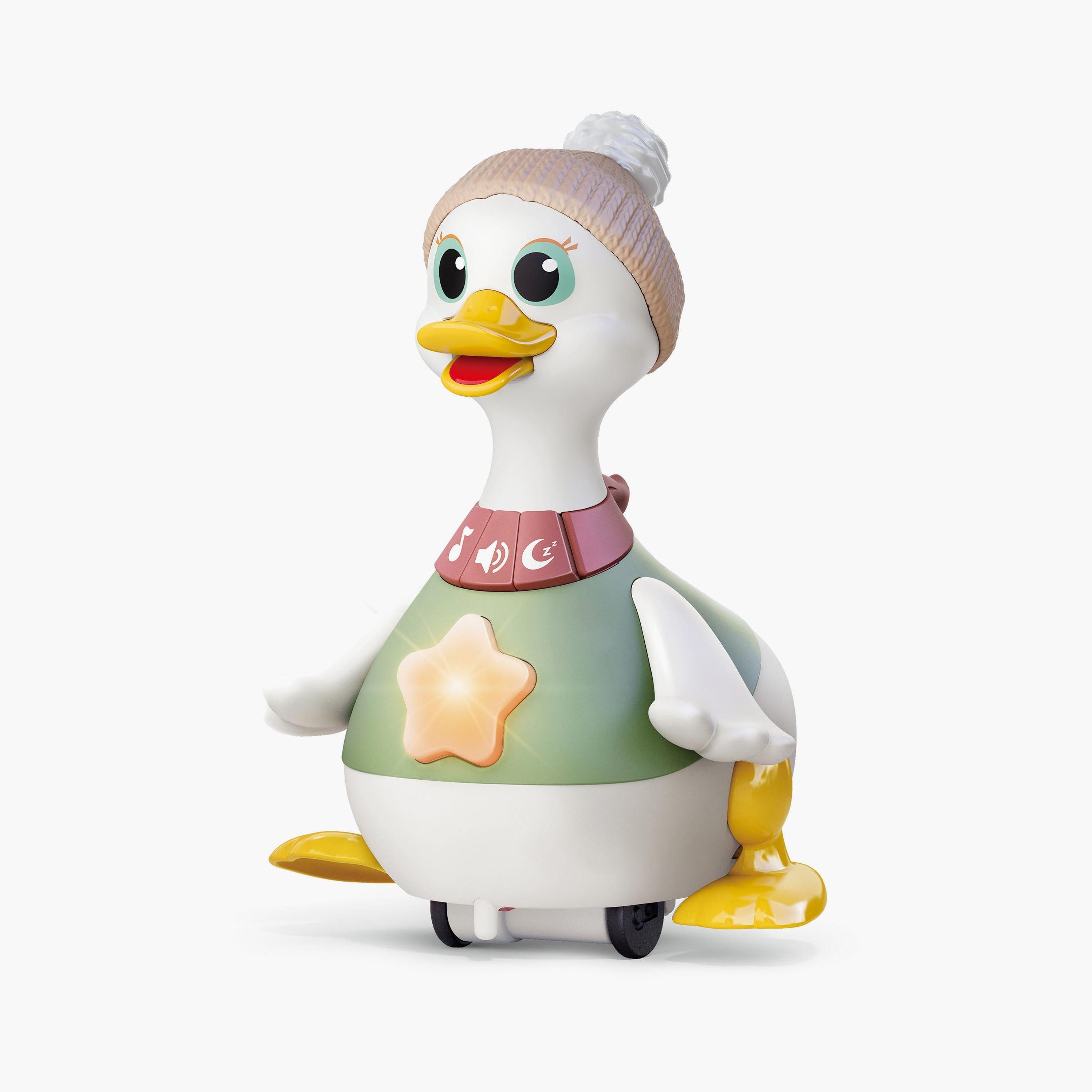 لعبة هولا وادلنج داك العائلية التفاعلية لوقت الاستلقاء على البطن - من عمر 6 أشهر فما فوق-toys-babyandtoddlertoys-lightsandmusicaltoys-image-1