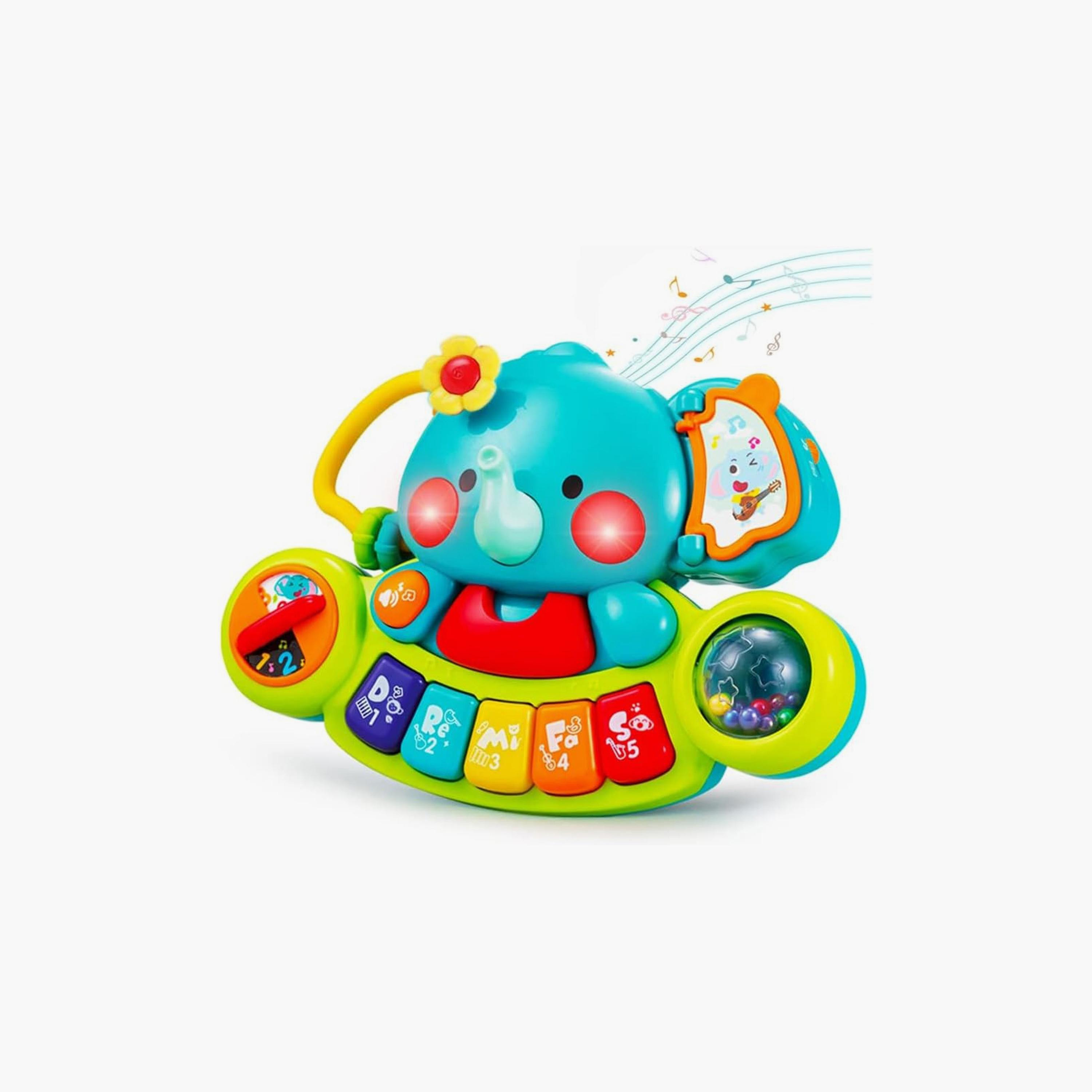Hola 2-in-1 Musical Elephant Keyboard Interactive Baby Toy - 6 Months+-toys-educational-musicaltoys-image-6