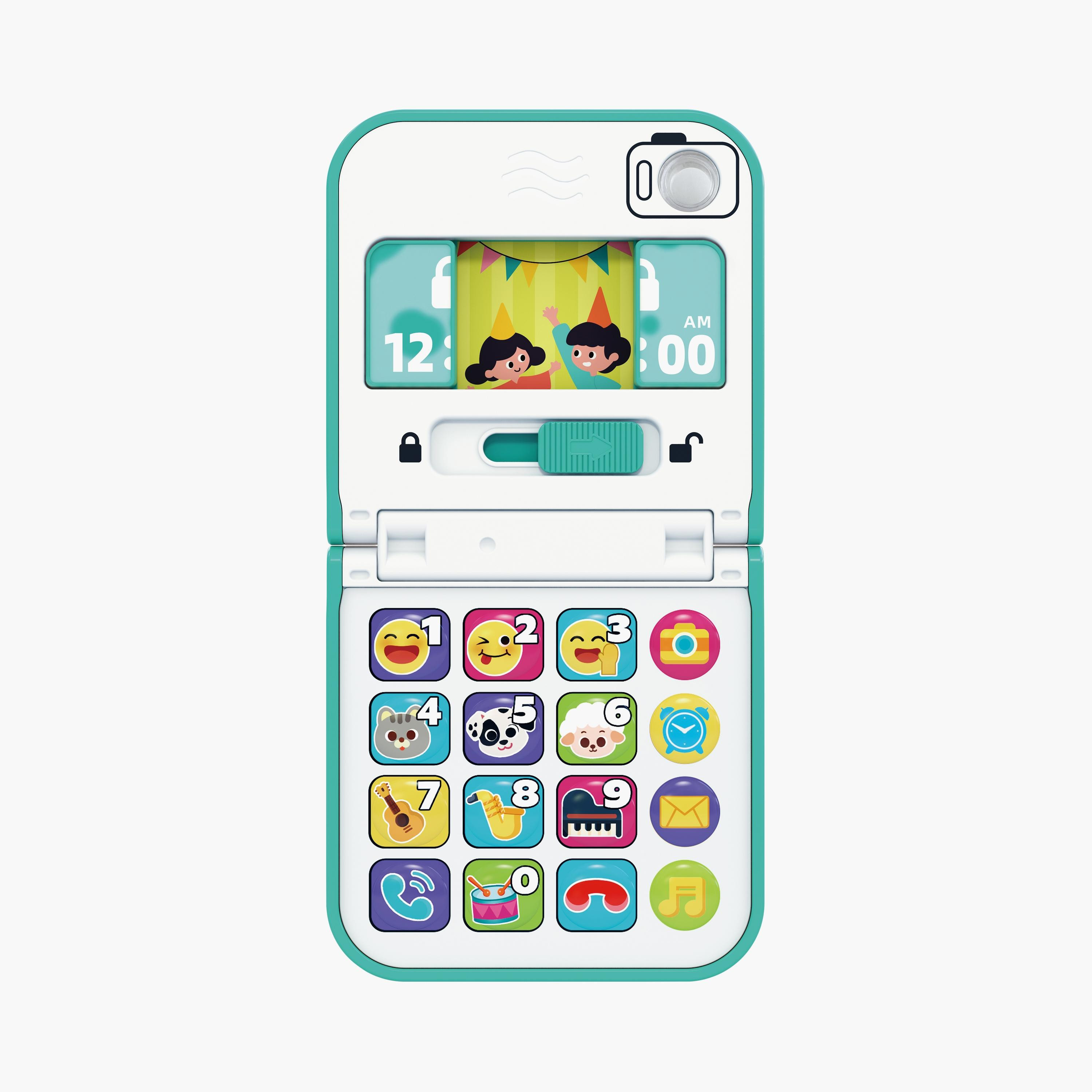 Hola Foldable & Slide Baby Phone Interactive Smartphone Toy - 6 Months+-toys-babyandtoddlertoys-learningtoys-image-2