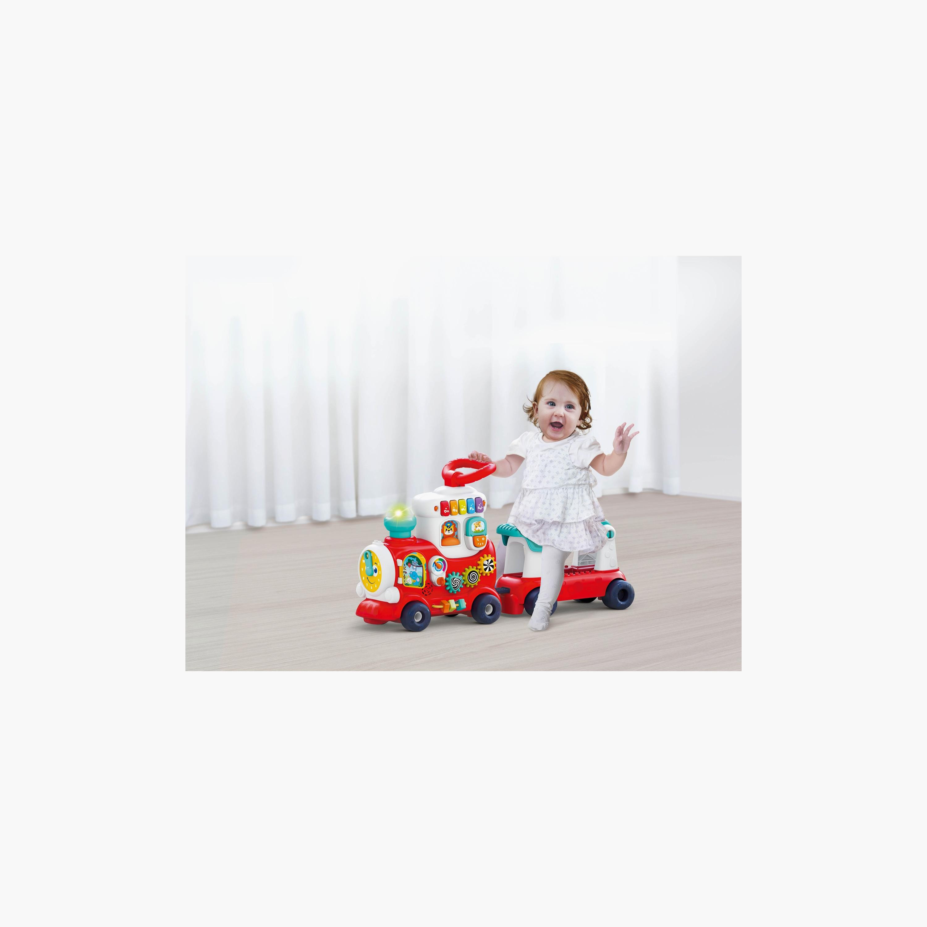 Hola 4-in-1 Push Walker & Ride-on Learning Train - 12 Months+-toys-playvehicles-trainsandbuses-image-3