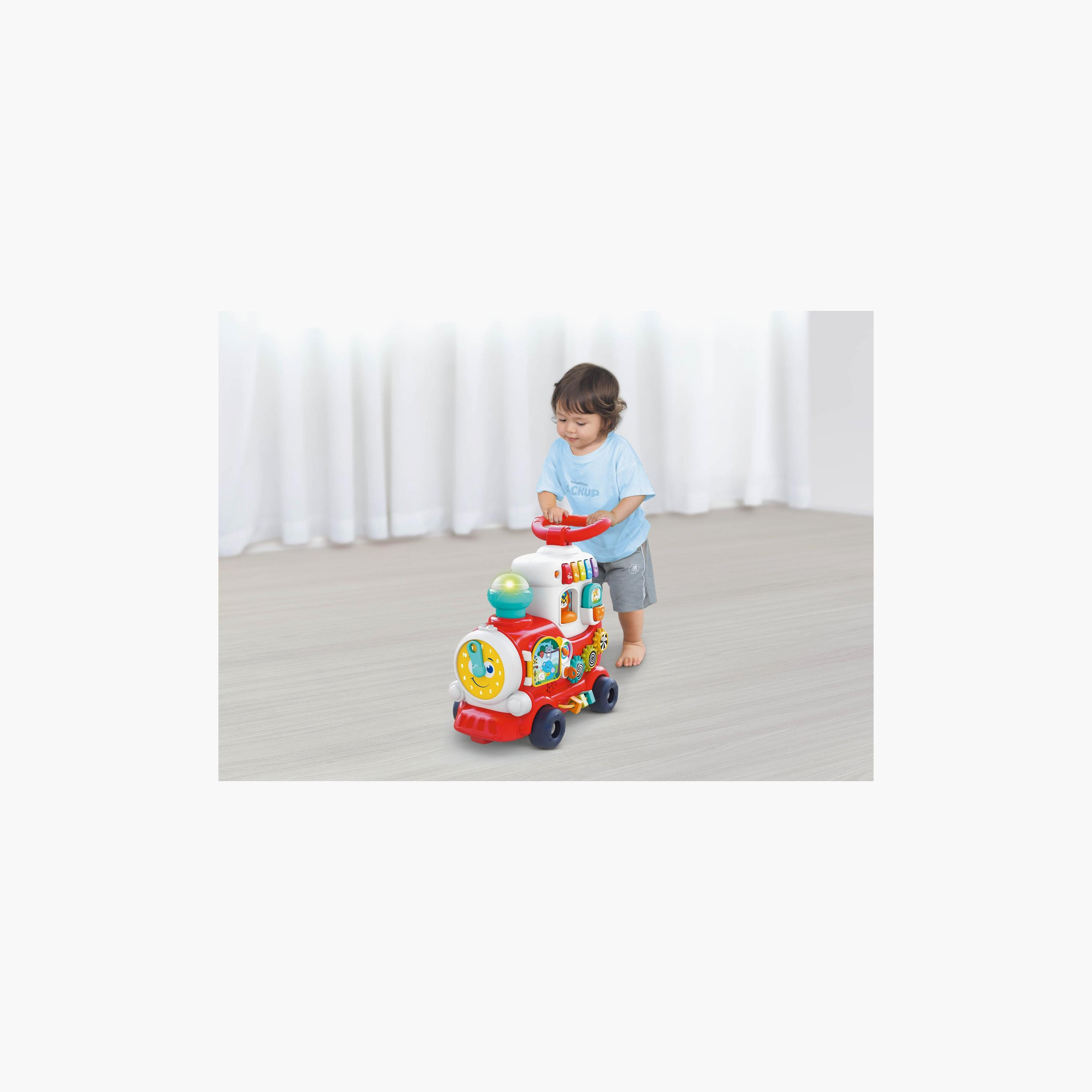 Hola 4-in-1 Push Walker & Ride-on Learning Train - 12 Months+-toys-playvehicles-trainsandbuses-image-5