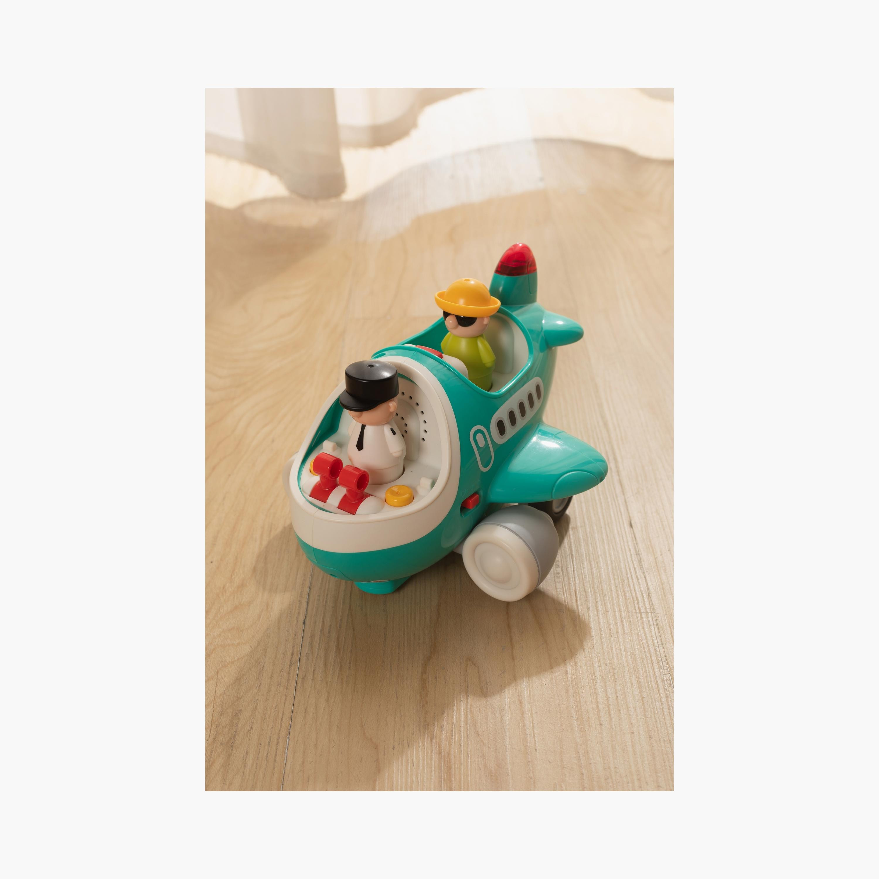 Hola Remote-Controlled Airplane with Lights & Sounds - 3 Years+-toys-babyandtoddlertoys-lightsandmusicaltoys-image-2