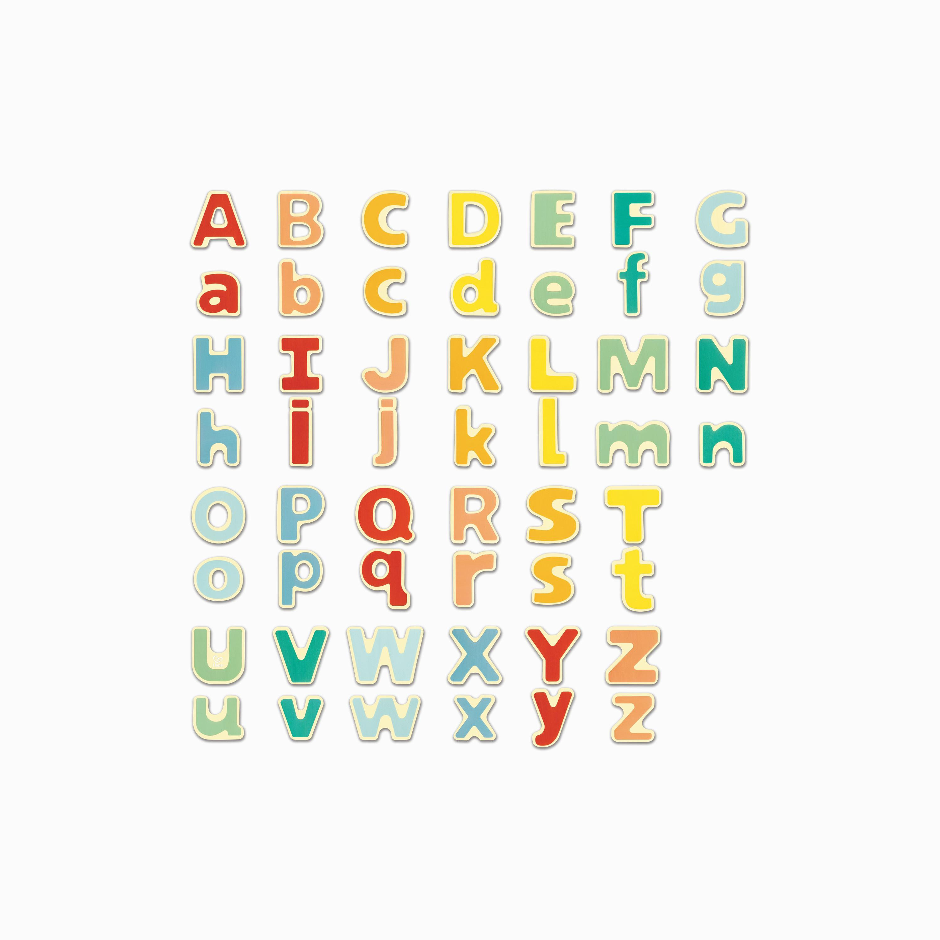 Hape 52-Piece Wooden Magnetic Alphabet-toys-buildingblocks-magnetictoys-image-2