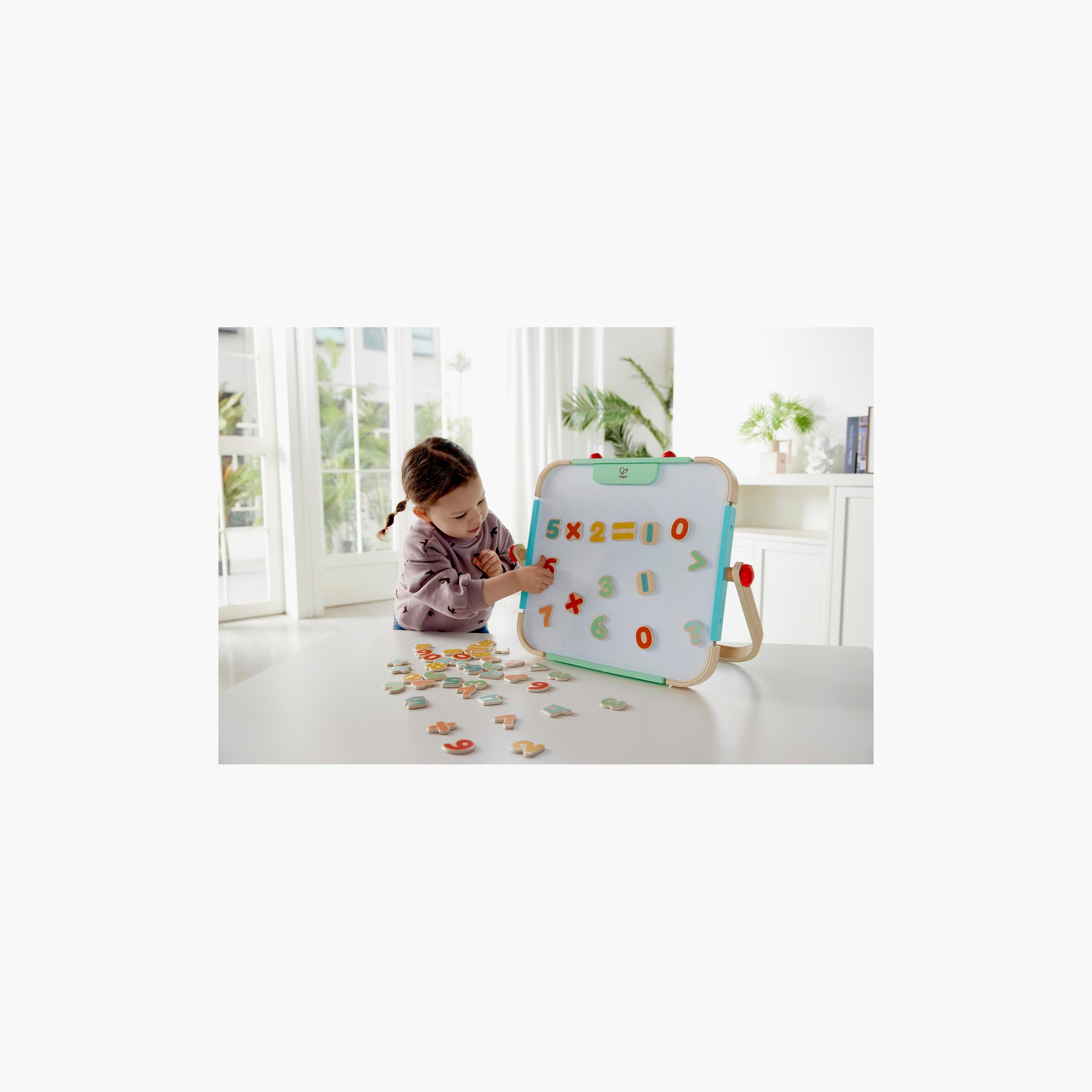 Hape 54-Piece Wooden Magnetic Numbers-toys-buildingblocks-magnetictoys-image-5