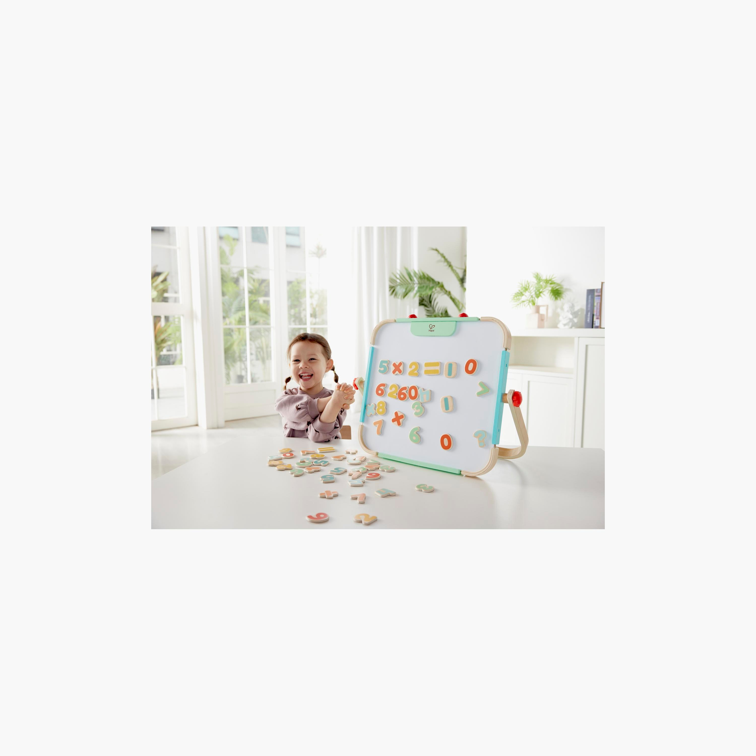 Hape 54-Piece Wooden Magnetic Numbers-toys-buildingblocks-magnetictoys-image-6