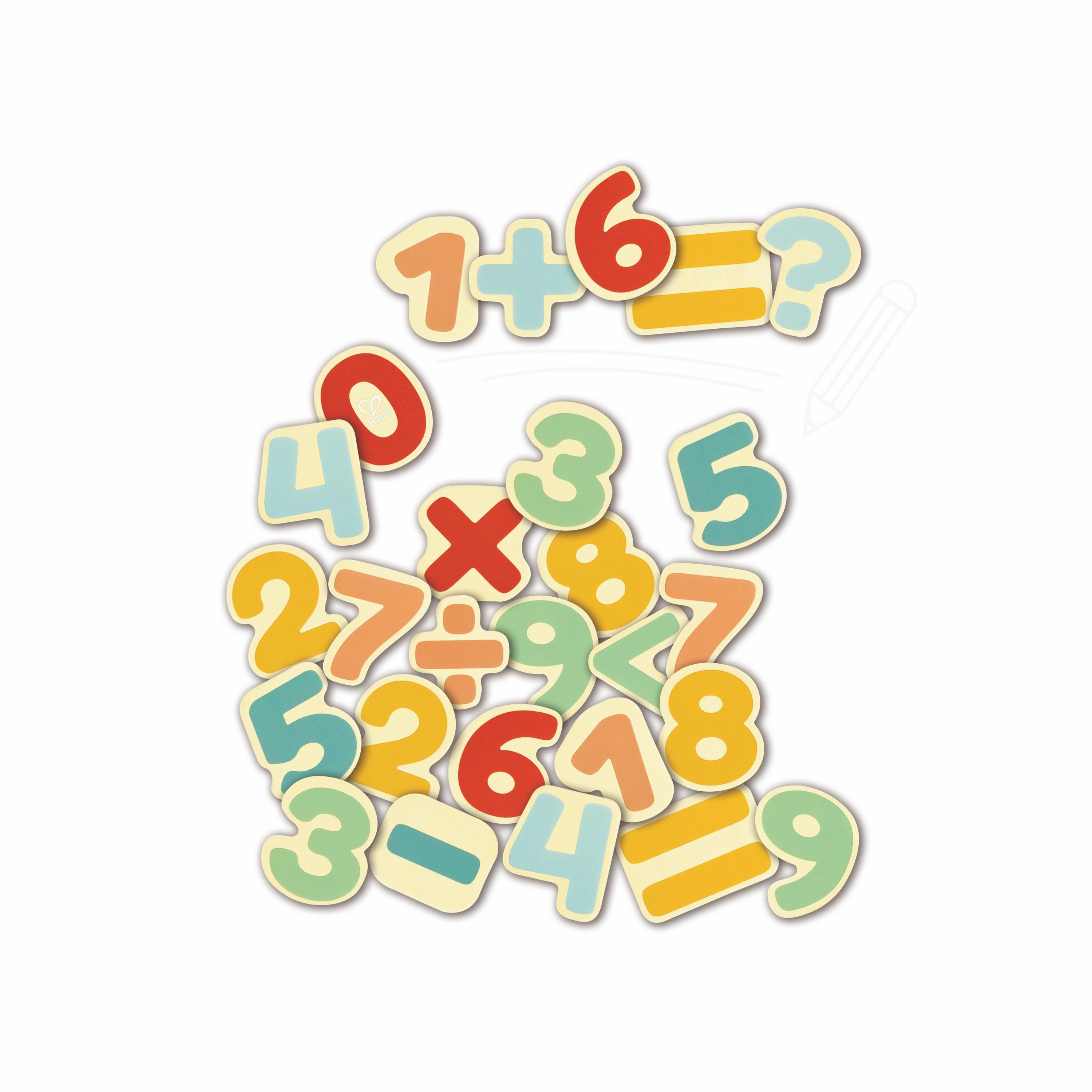 Hape 54-Piece Wooden Magnetic Numbers-toys-buildingblocks-magnetictoys-image-8