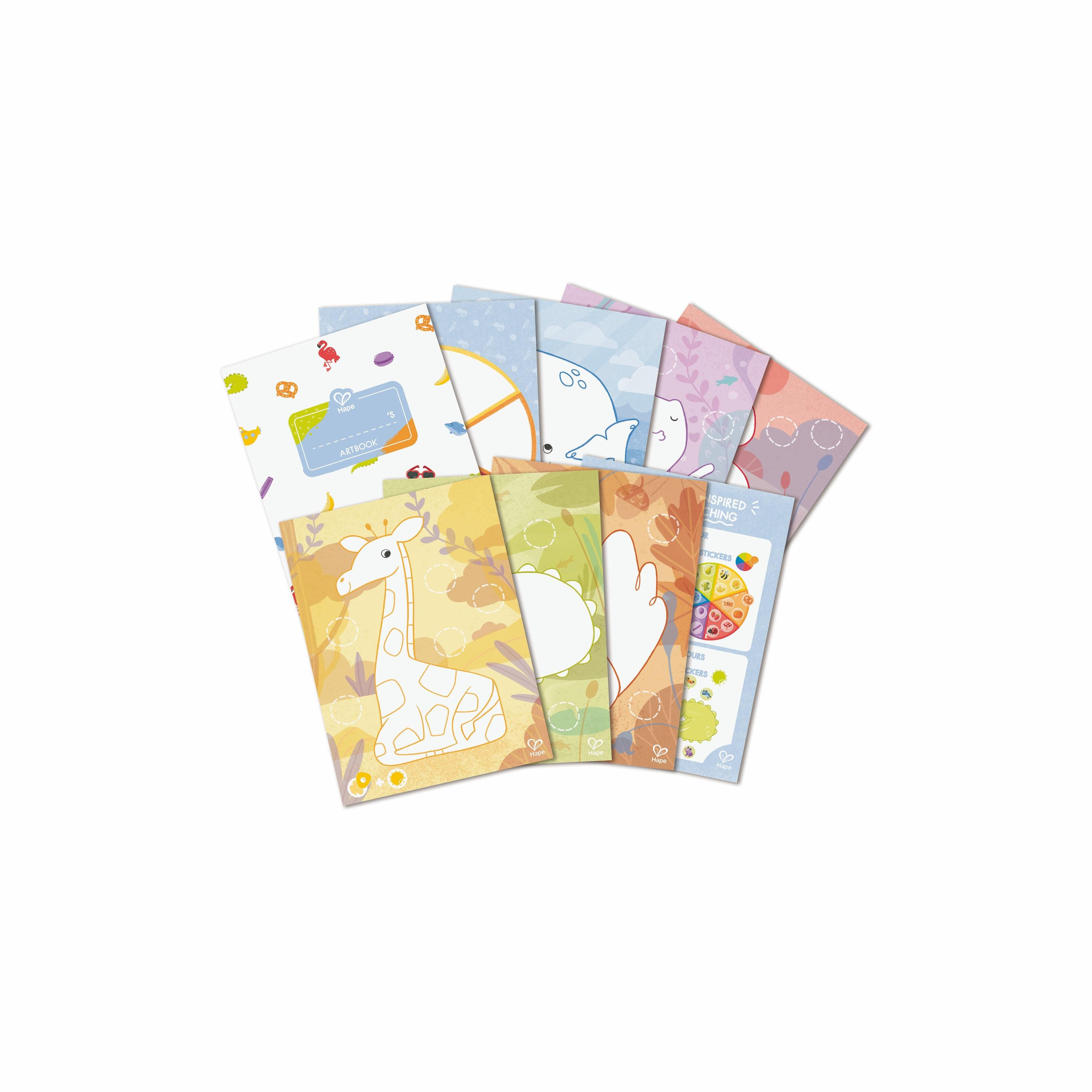 Hape 18-Piece Crayon Colouring & Stickers Art Set-school-artsandcrafts-image-8