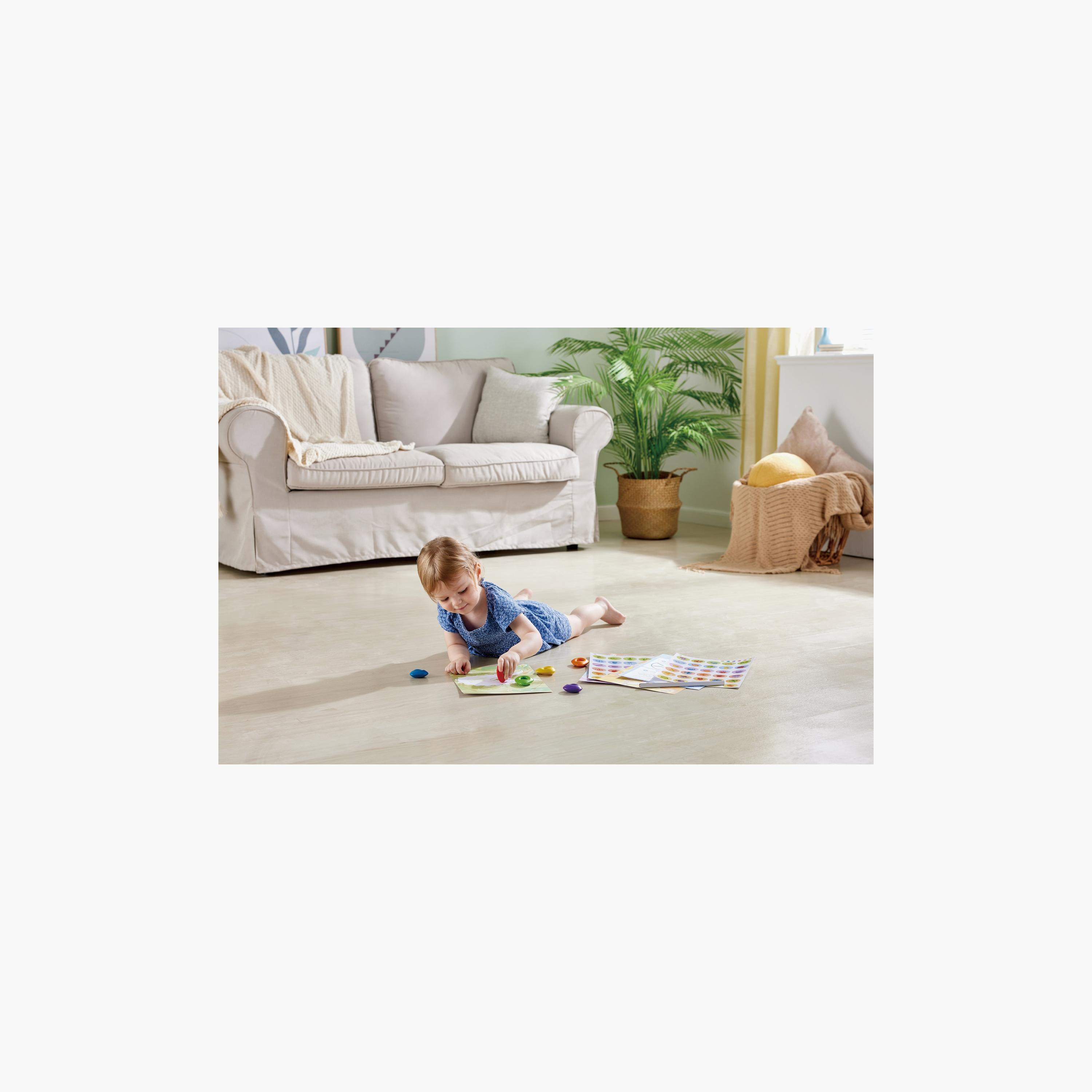 Hape 18-Piece Crayon Colouring & Stickers Art Set-school-artsandcrafts-image-9