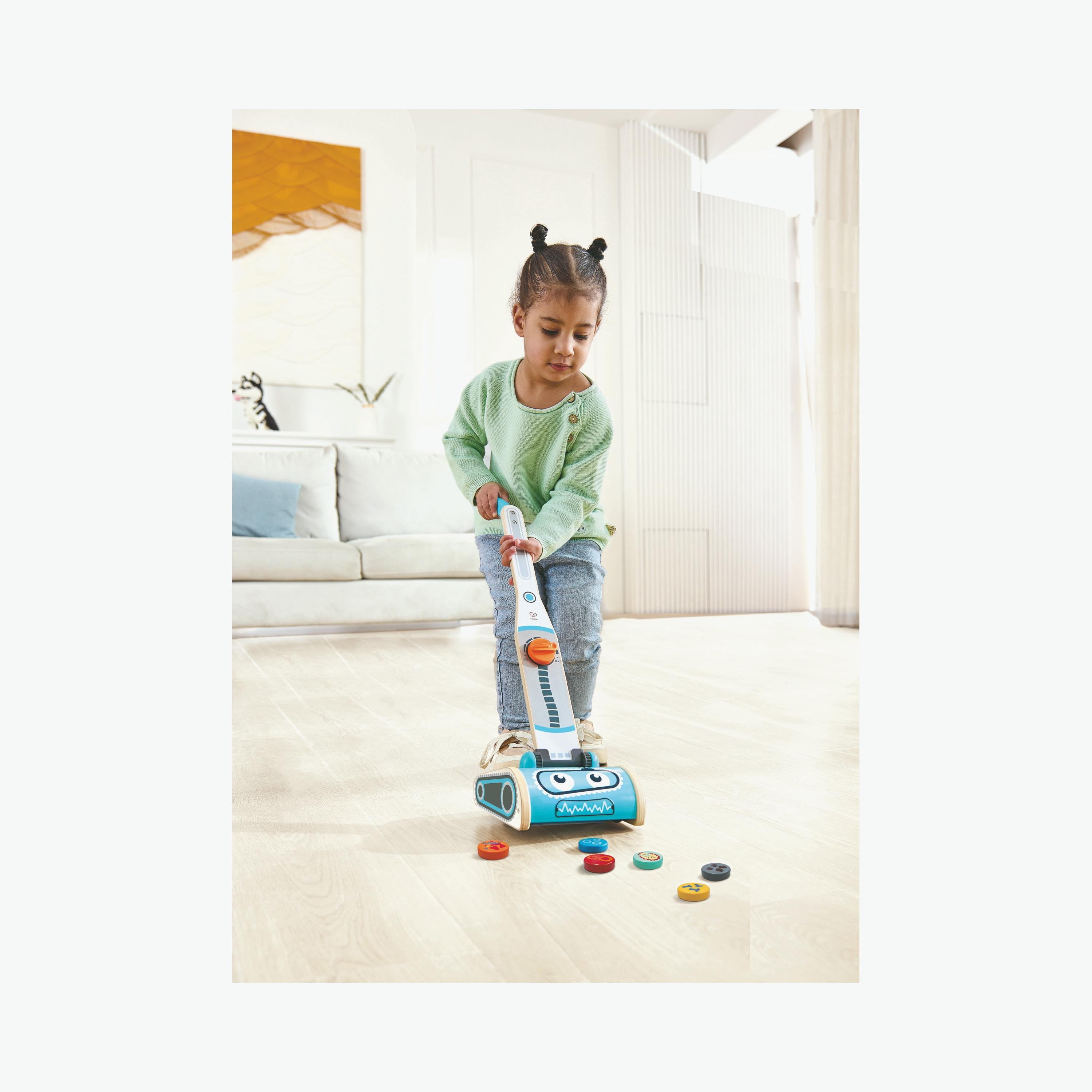 Hape 7-Piece Wooden Vacuum Playset with Accessories-toys-roleplay-householdsets-image-9