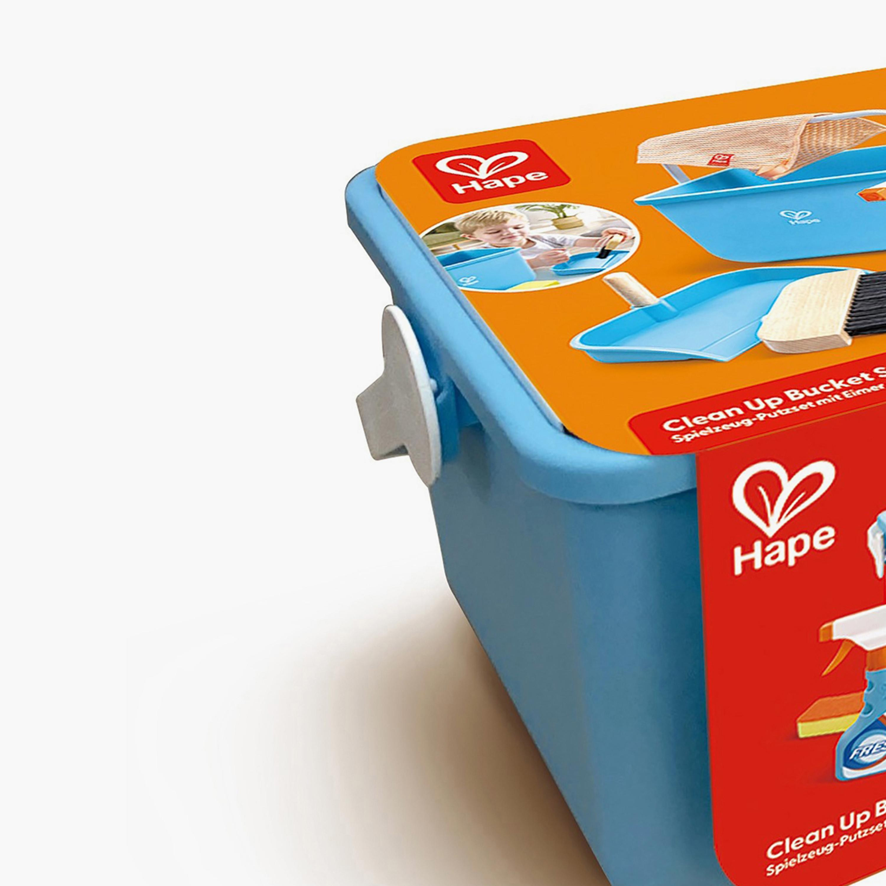 Hape 7-Piece Clean Up Bucket Set Cleaning Playset-toys-roleplay-householdsets-image-3