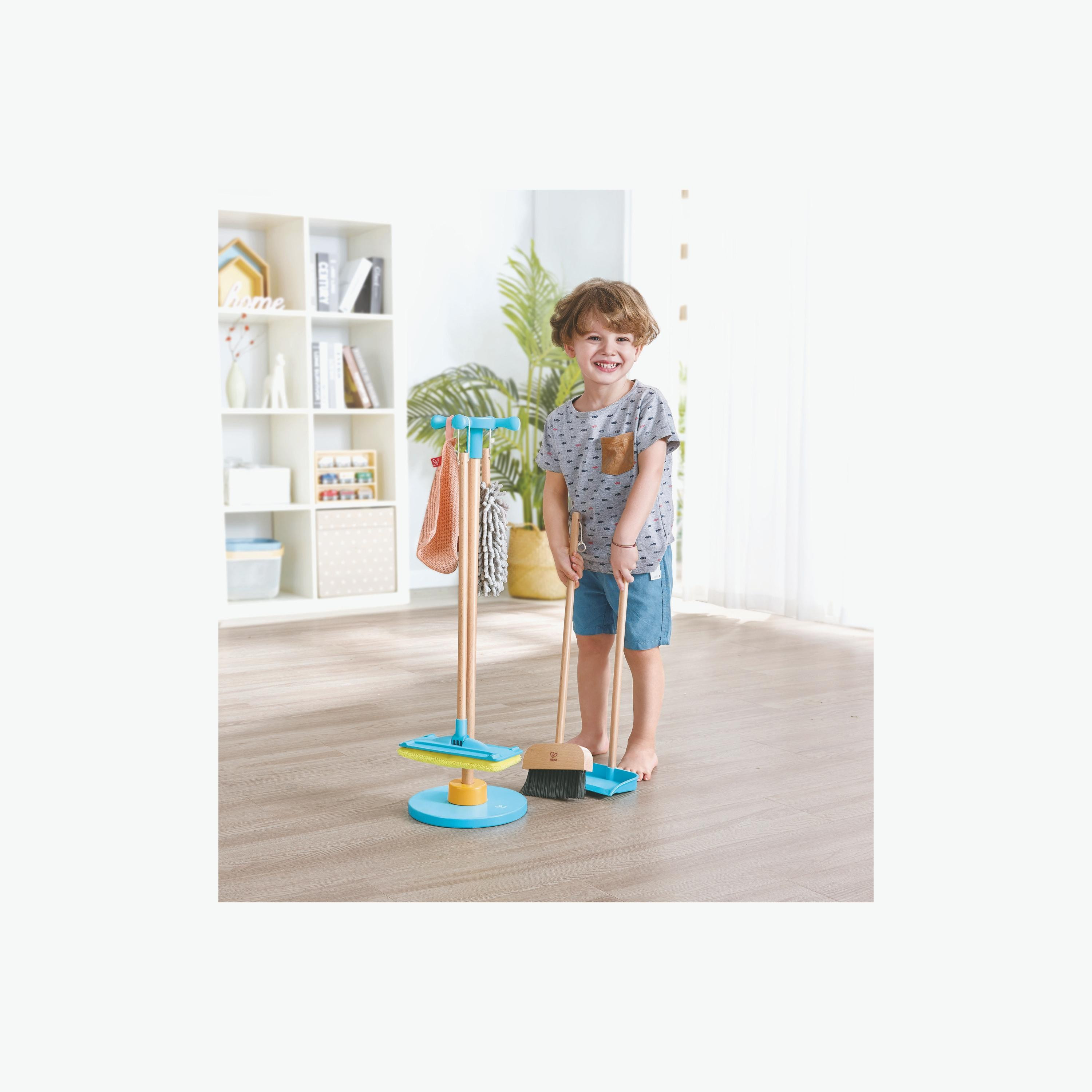 Hape 6-Piece Clean Up Broom Set Cleaning Playset-toys-roleplay-householdsets-image-3
