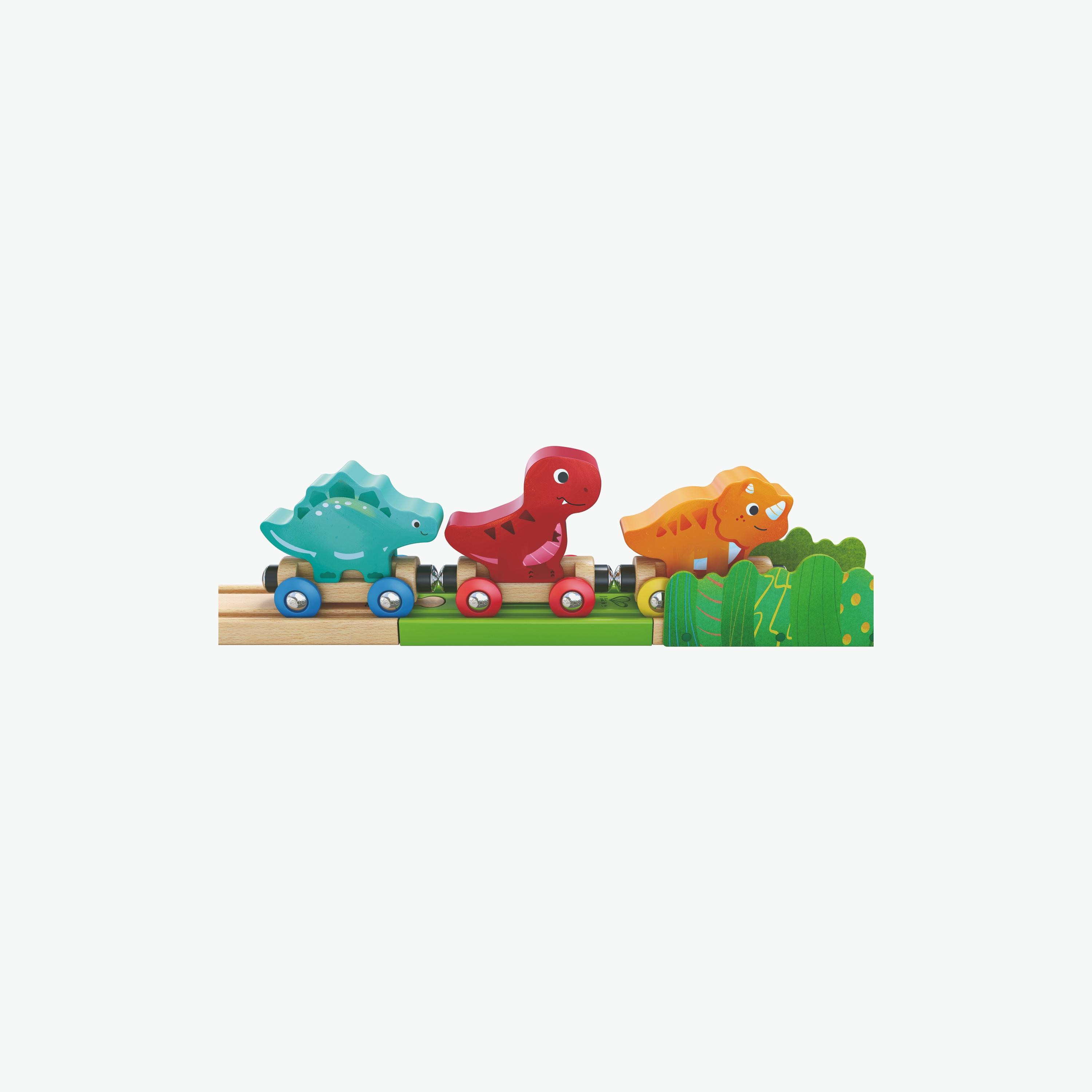 Hape 27-Piece Dinosaur Train Railway Bucket Set-toys-buildingblocks-constructionsets-image-4