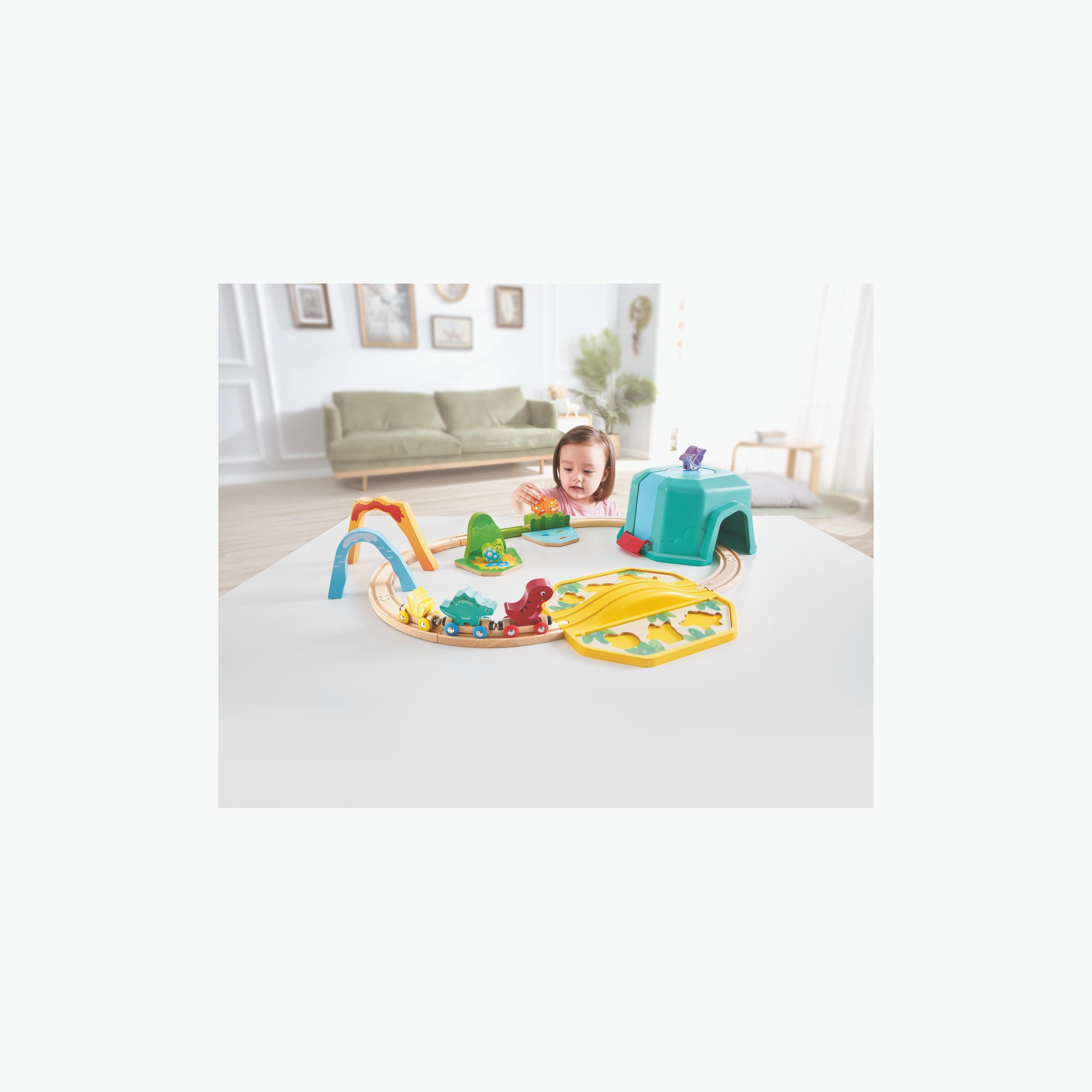 Hape 27-Piece Dinosaur Train Railway Bucket Set-toys-buildingblocks-constructionsets-image-7