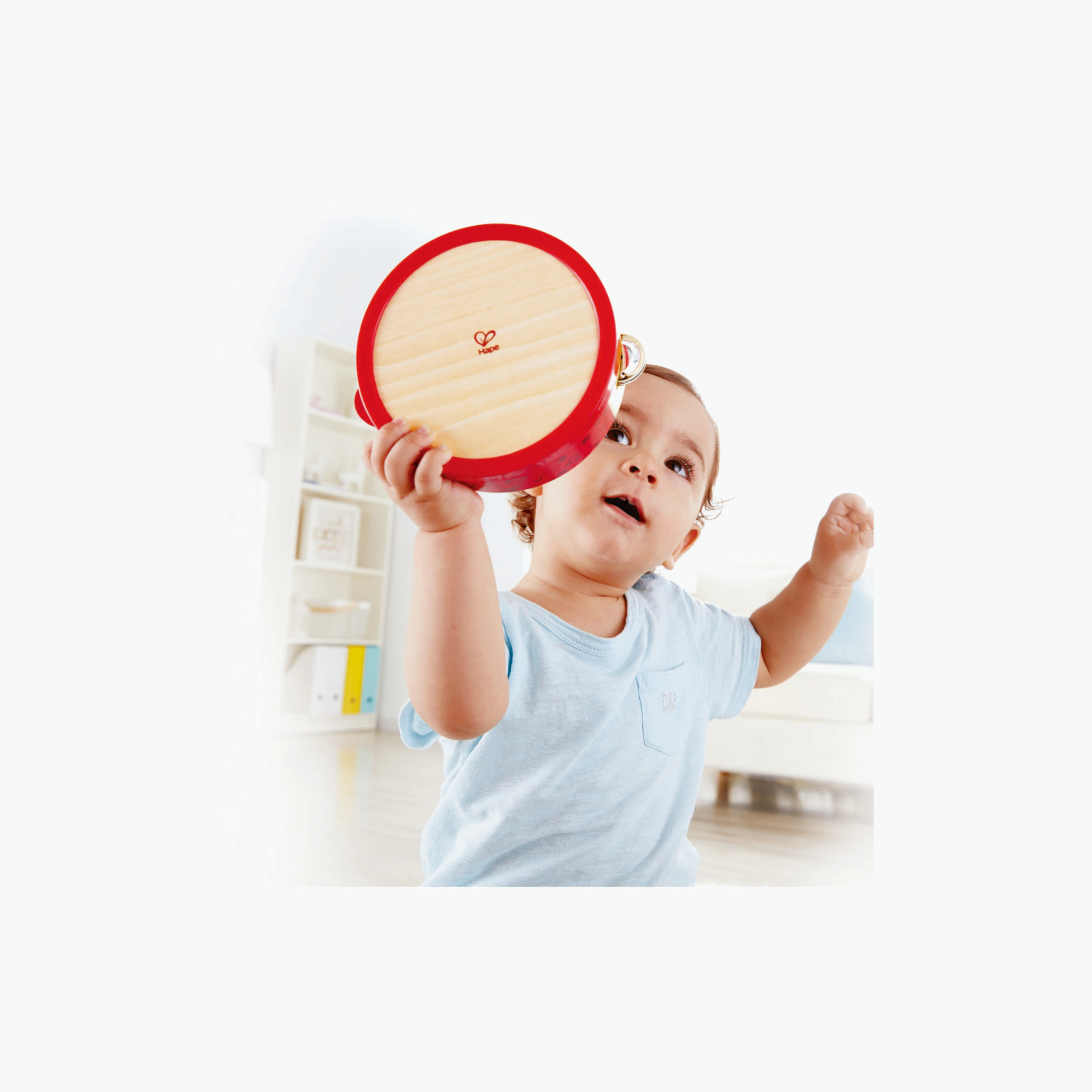 Hape Wooden Tap-Along Tambourine Musical Drum Set-toys-educational-musicaltoys-image-2