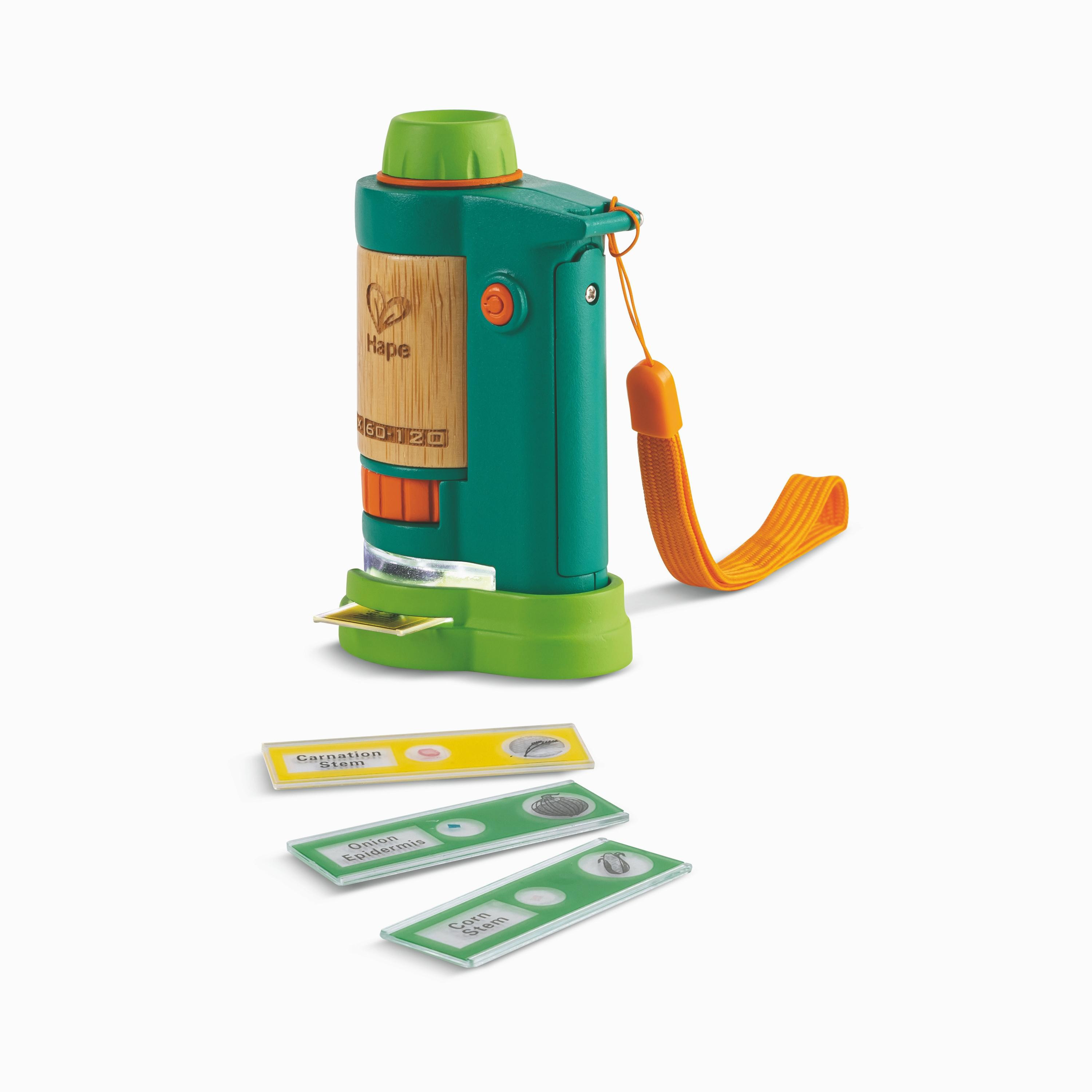 Hape 6-Piece Nature Fun Bamboo Field Microscope-toys-outdoor-sports-image-2