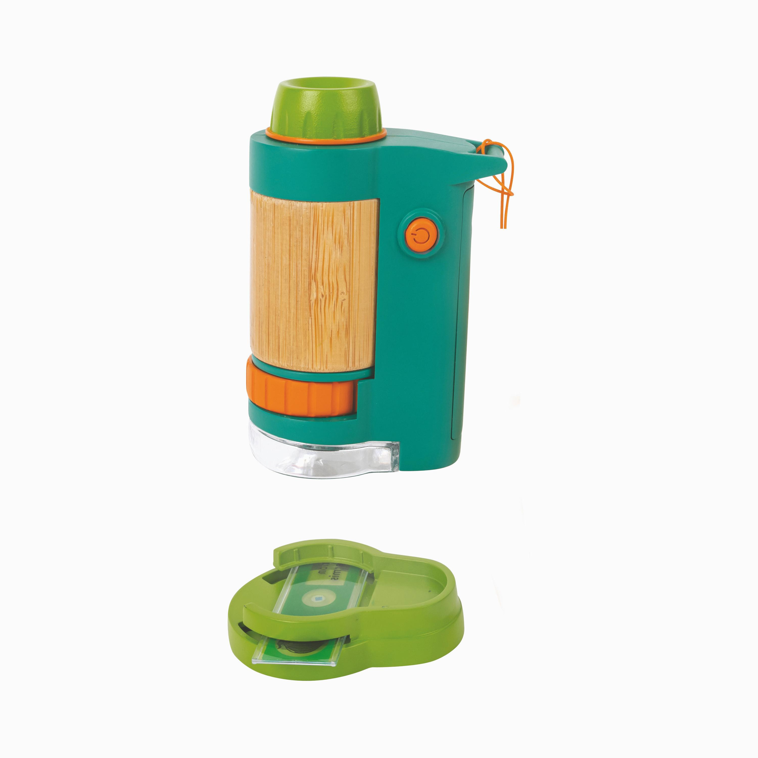 Hape 6-Piece Nature Fun Bamboo Field Microscope-toys-outdoor-sports-image-4