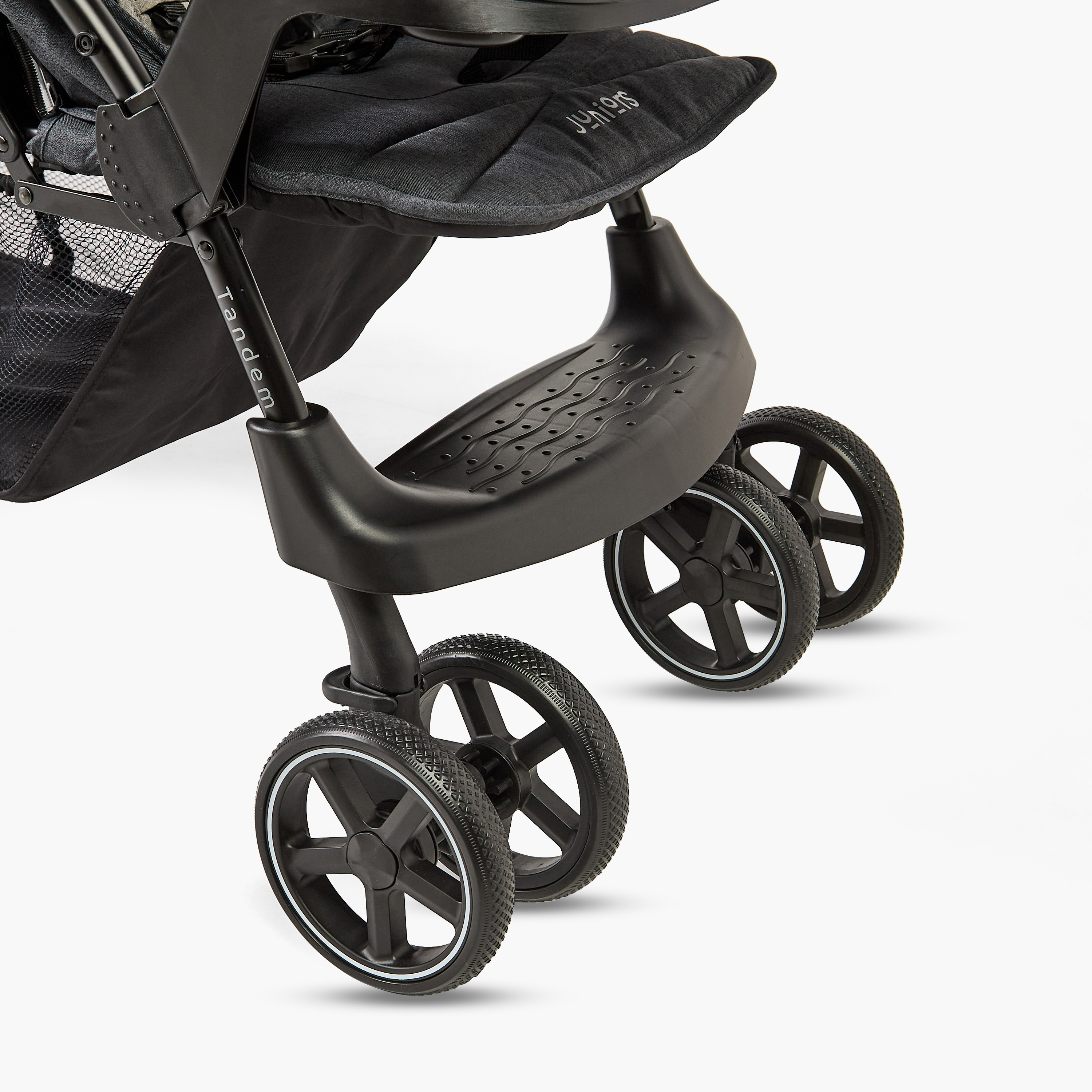 Juniors Tandem Twin Stroller with Push Button Folding System, Metal Frame and Wheel Lock-baby-gear-strollersandprams-strollers-image-9