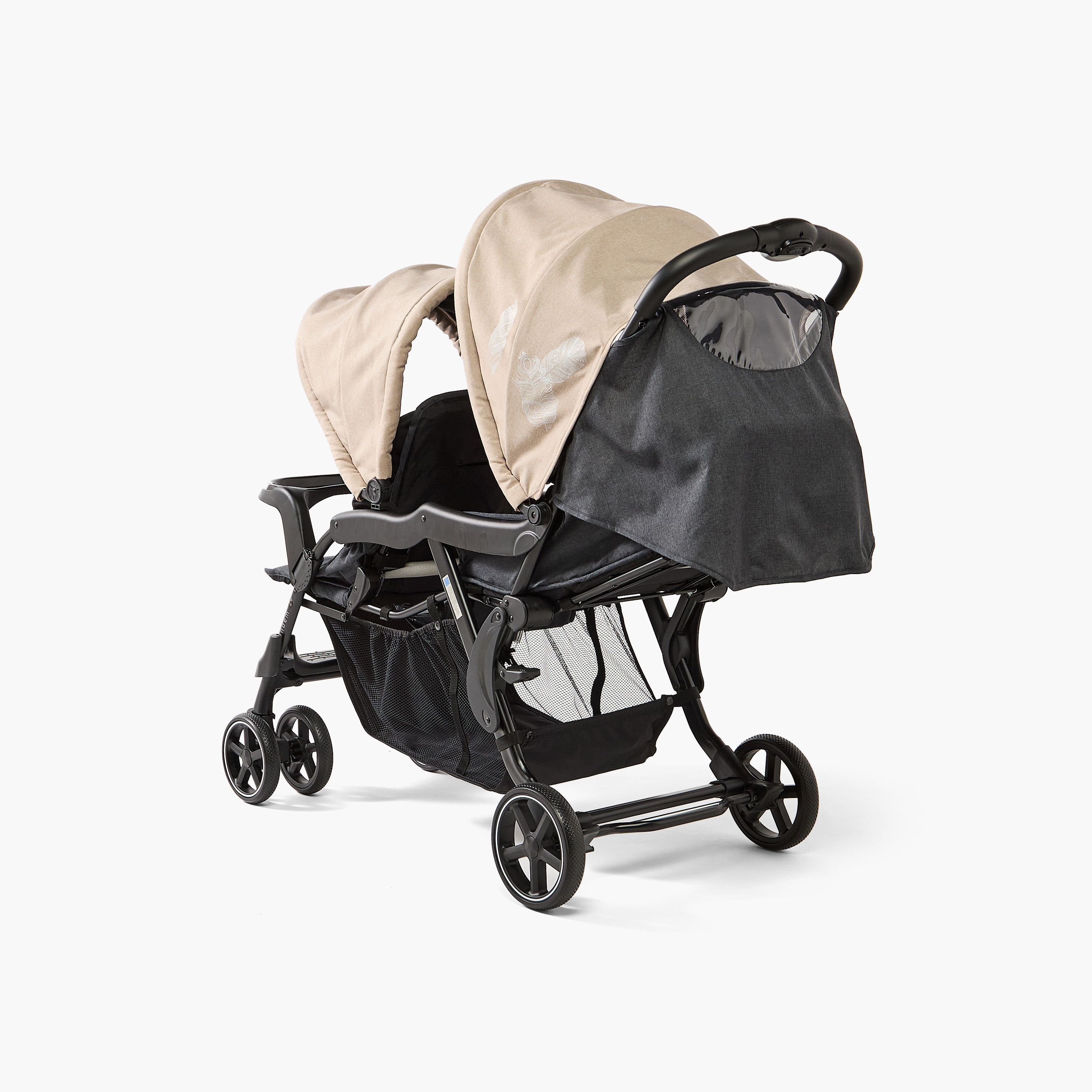 عربة أطفال تاندم بيبي مع مظلة من جونيورز-baby-gear-strollersandprams-strollers-image-7