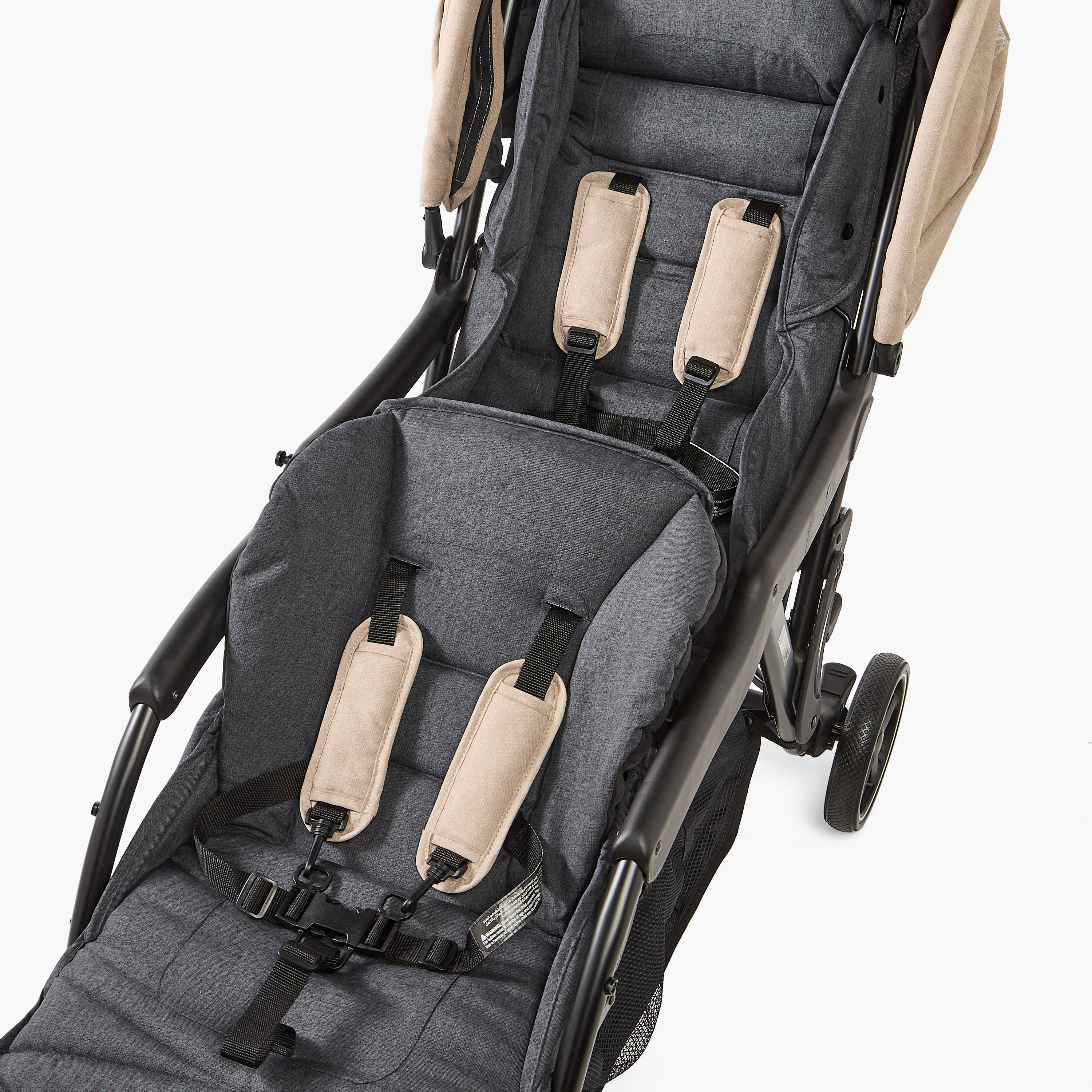 عربة أطفال تاندم بيبي مع مظلة من جونيورز-baby-gear-strollersandprams-strollers-image-6