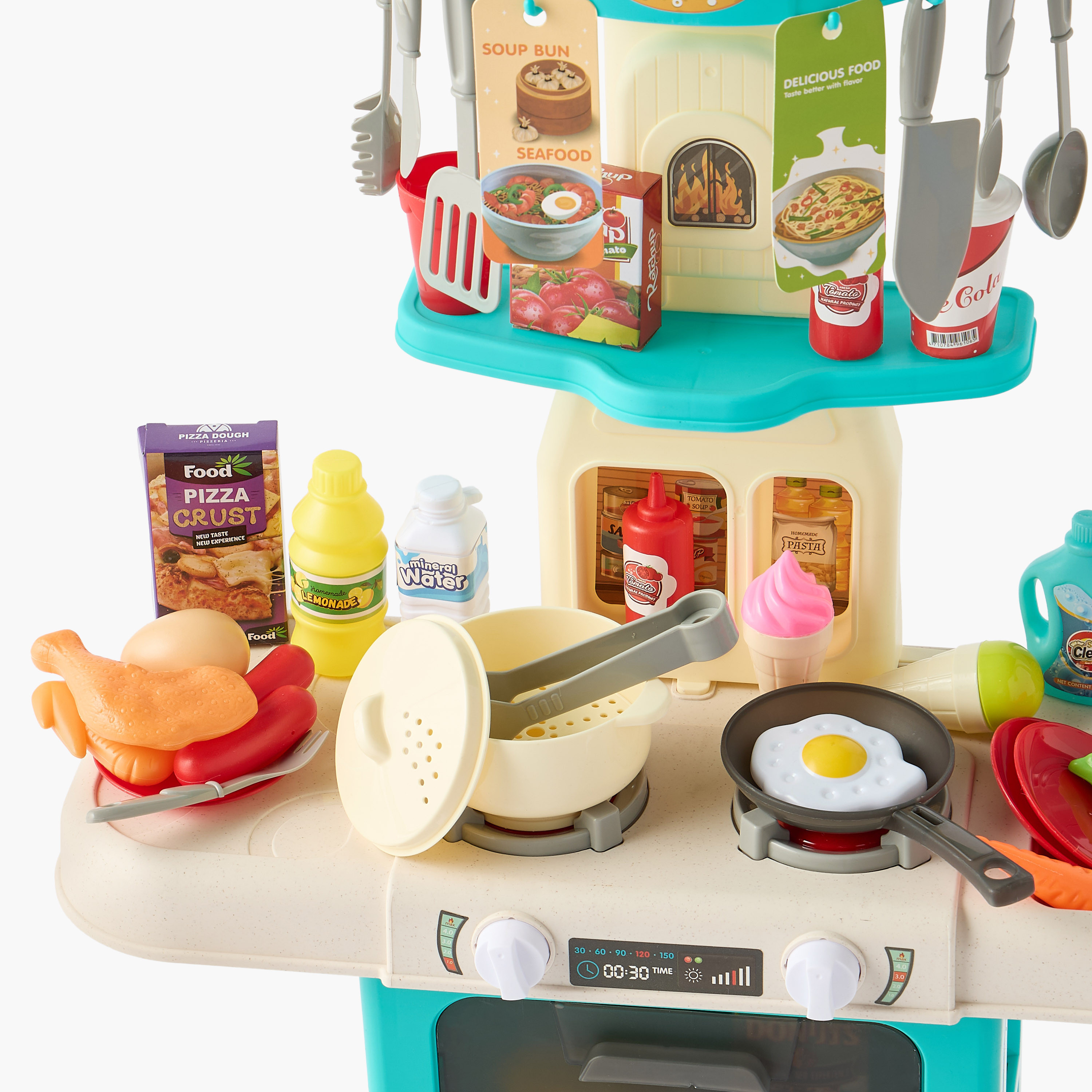 مجموعة لعب هوم شيف 64 قطعة-toys-roleplay-kitchensets-image-6