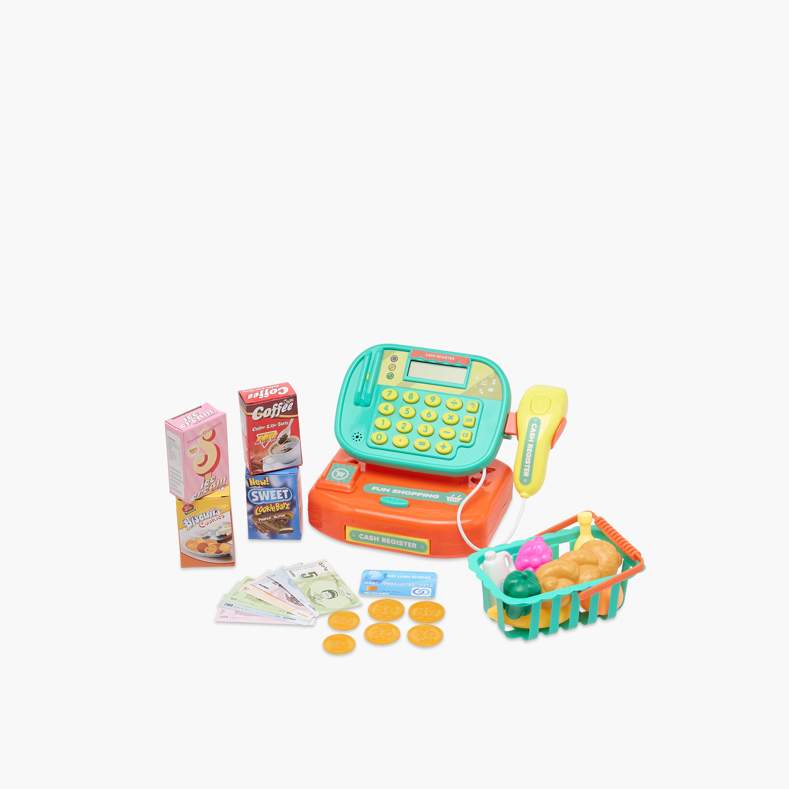 مجموعة لعب صندوق الدفع-toys-roleplay-supermarketandshoppingsets-image-1