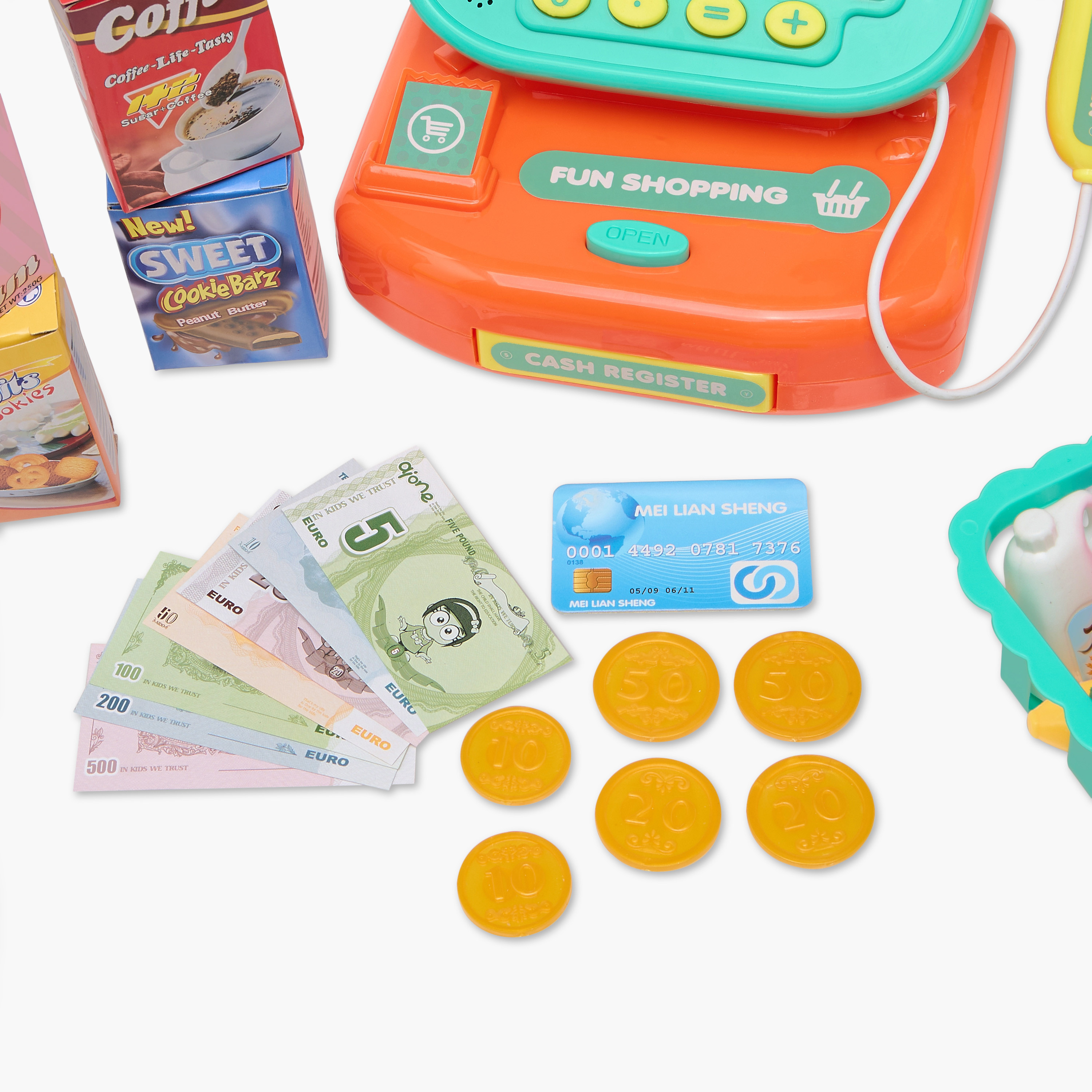 مجموعة لعب صندوق الدفع-toys-roleplay-supermarketandshoppingsets-image-4