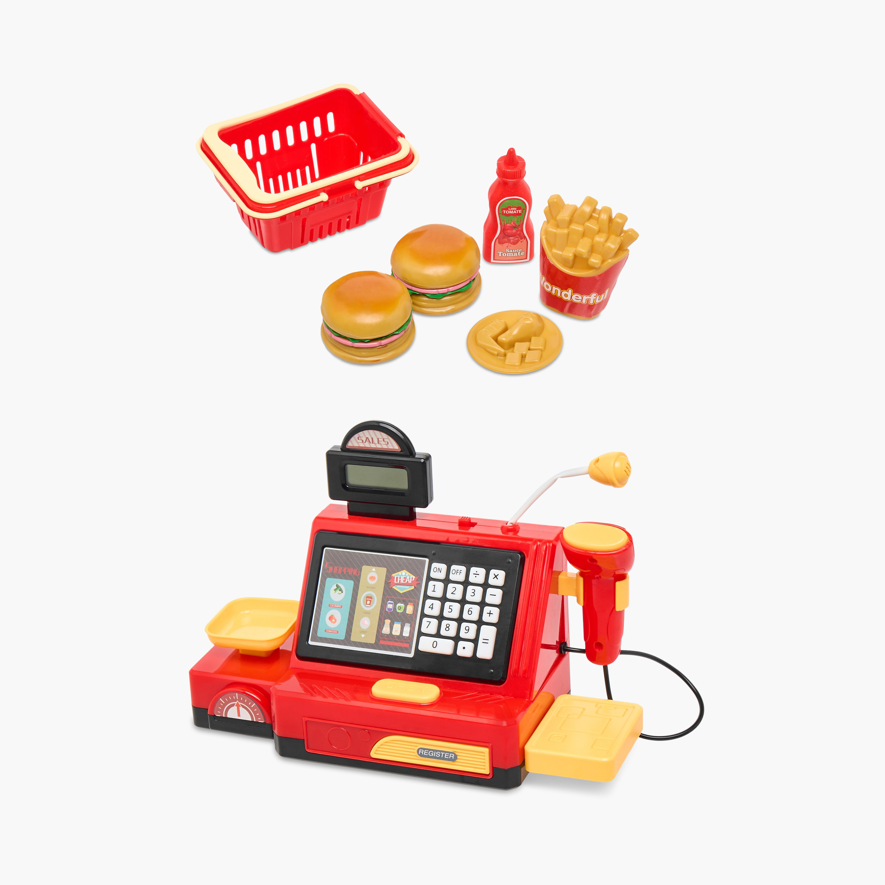 مجموعة لعب صندوق الدفع-toys-roleplay-supermarketandshoppingsets-image-1