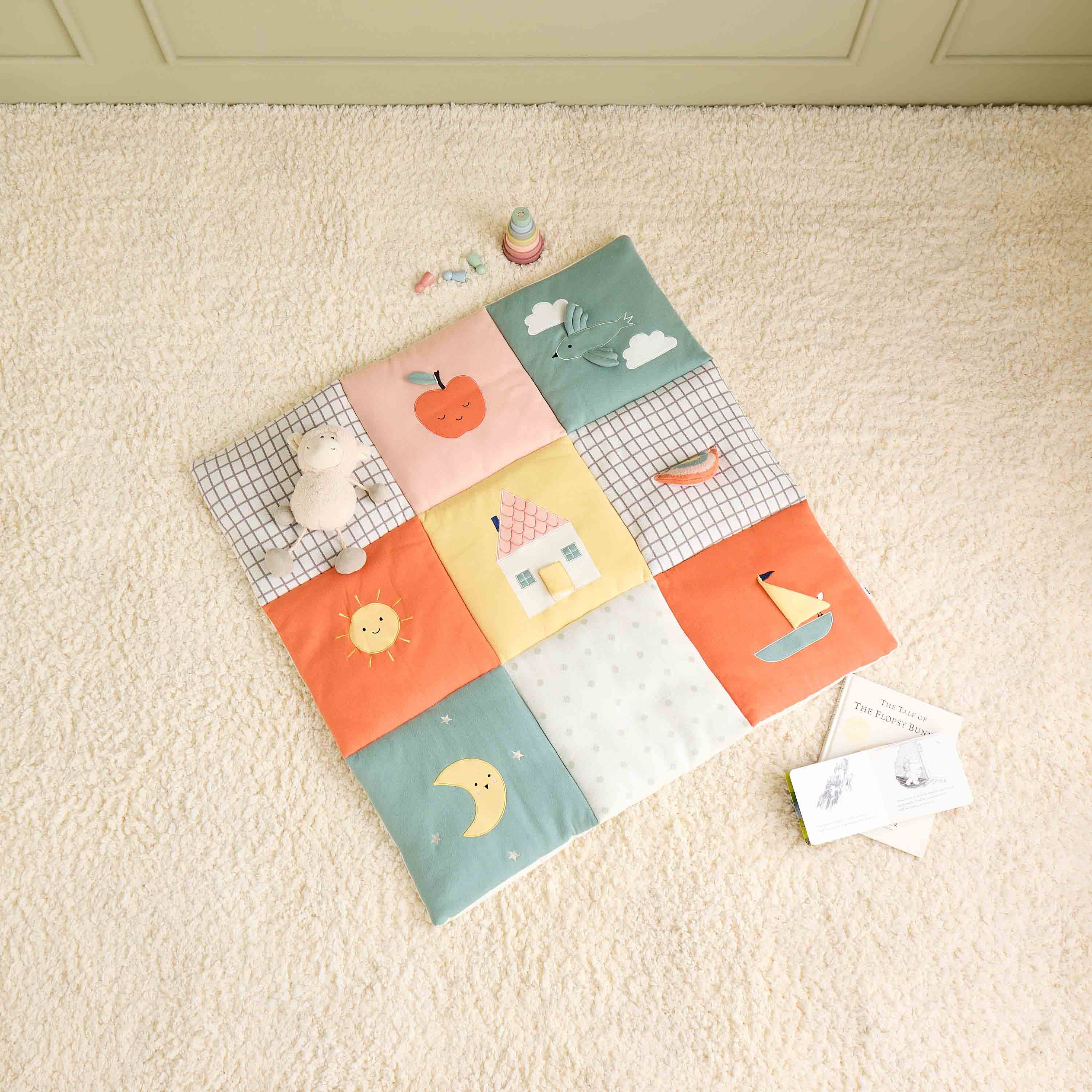 حصيرة لعب بتصميم رقع من جيجلز-baby-infantactivity-playpensandplaymats-image-6