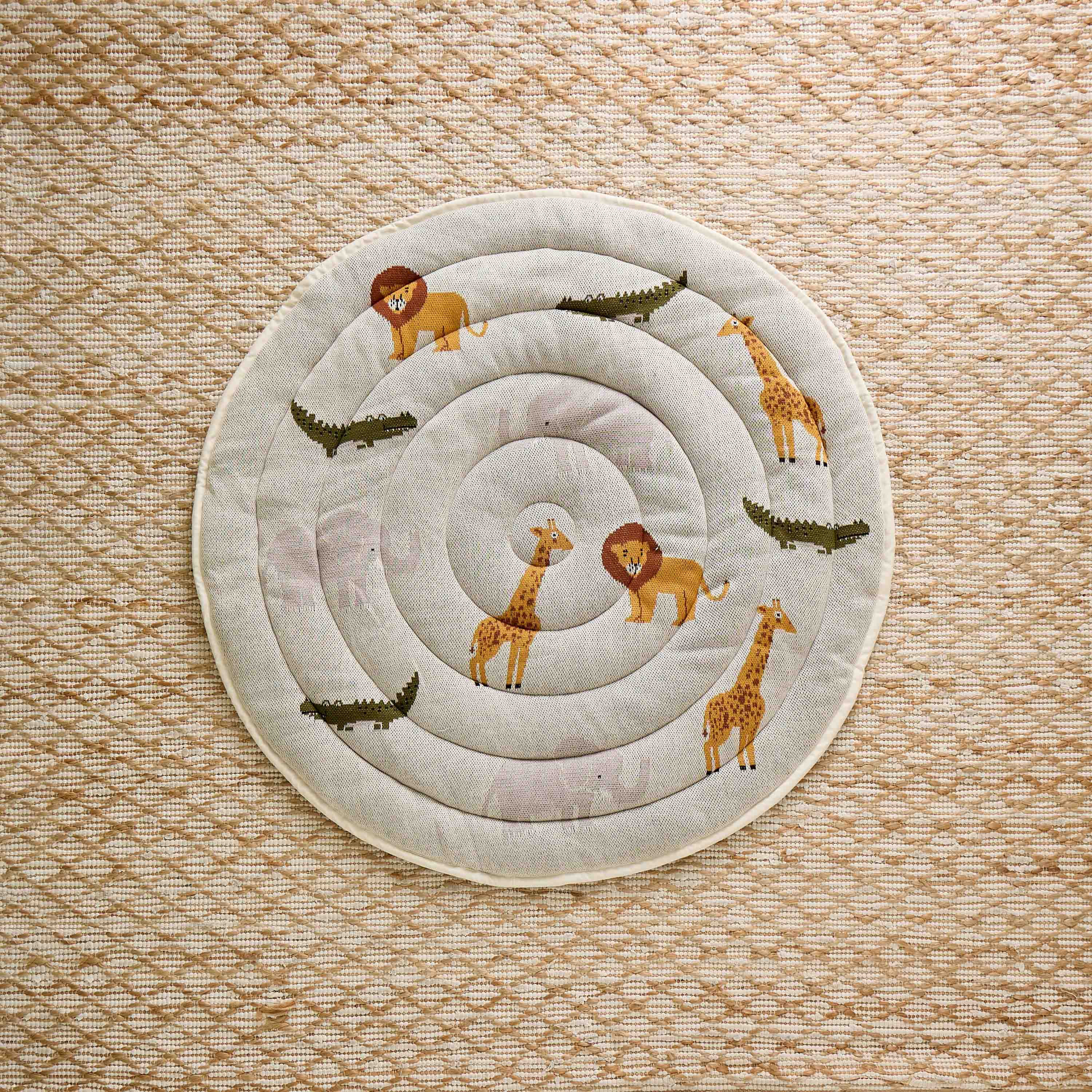 Giggles Playmat with Wild Animal Print-baby-infantactivity-playpensandplaymats-image-1