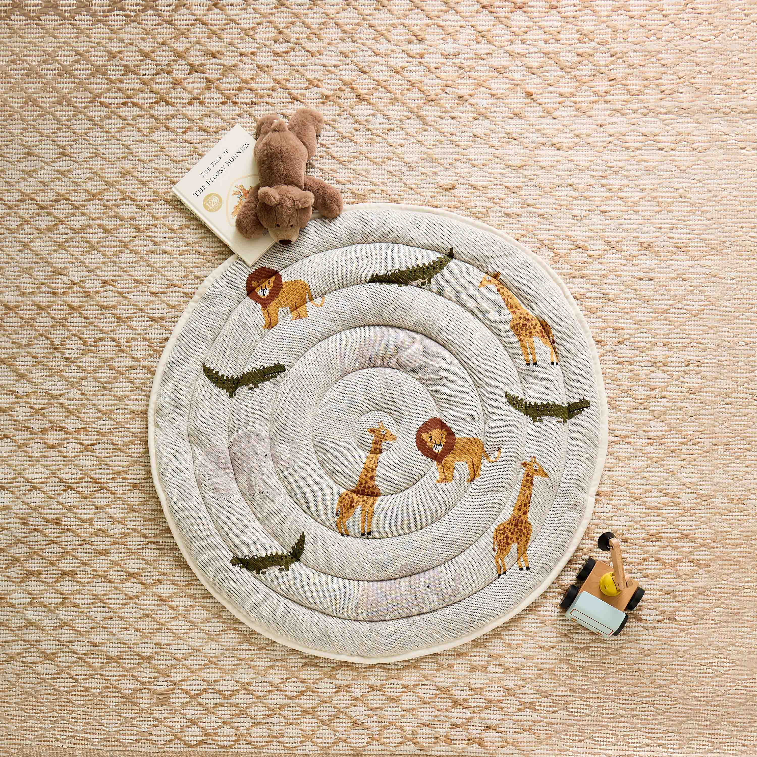 Giggles Playmat with Wild Animal Print-baby-infantactivity-playpensandplaymats-image-5
