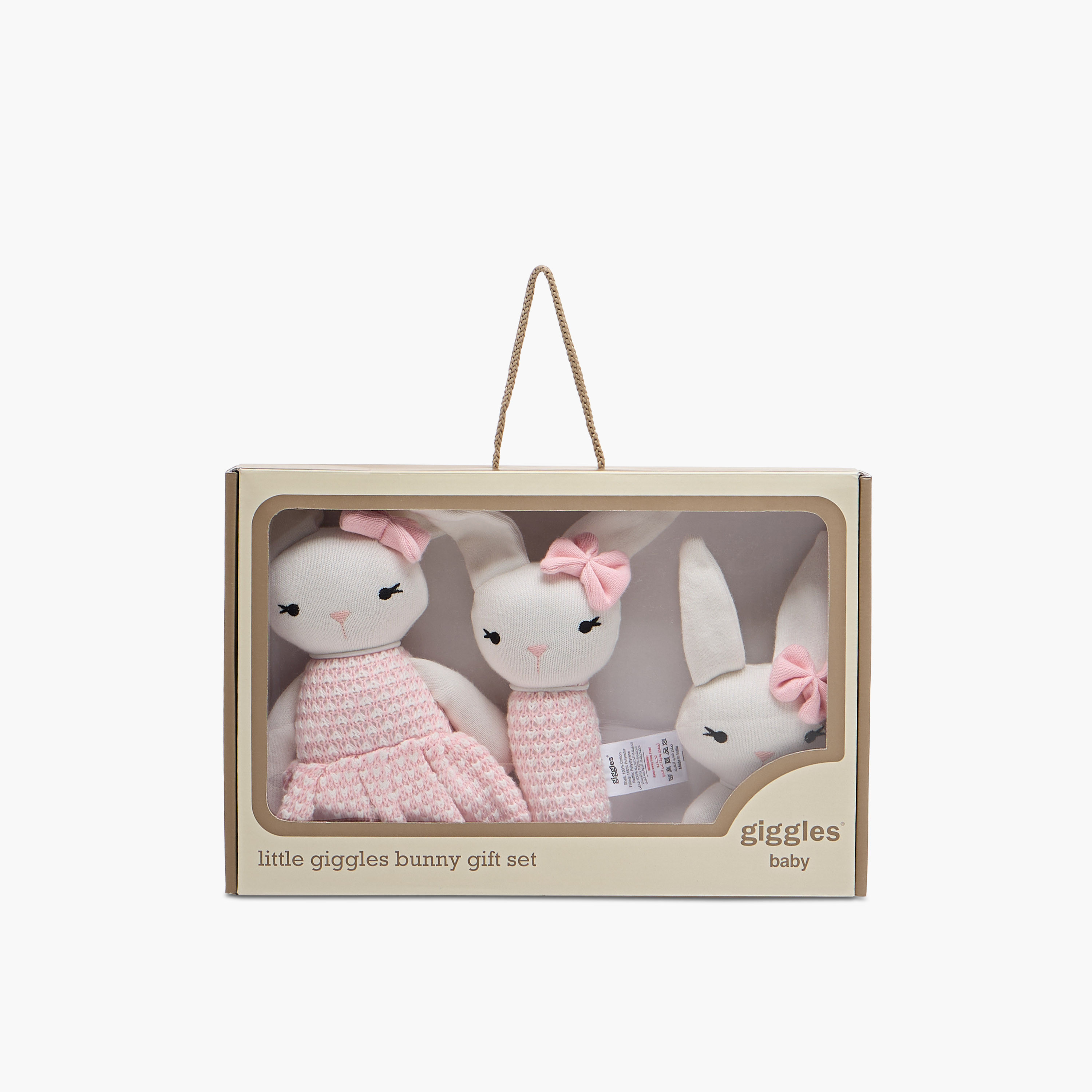 Giggles 3-Piece Bunny Soft Toy Gift Set-toys-plushsofttoys-animals-image-7