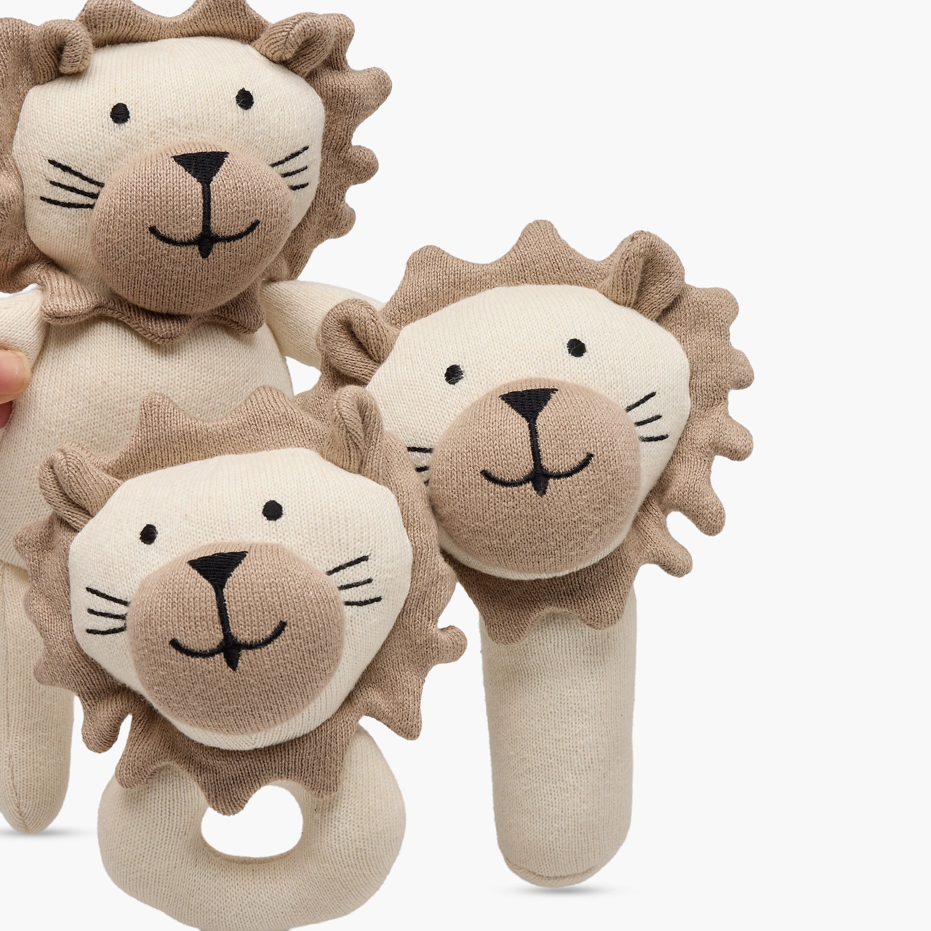 Giggles 3-Piece Lion Soft Toy Gift Set-toys-babyandtoddlertoys-rattlesandteethers-image-6