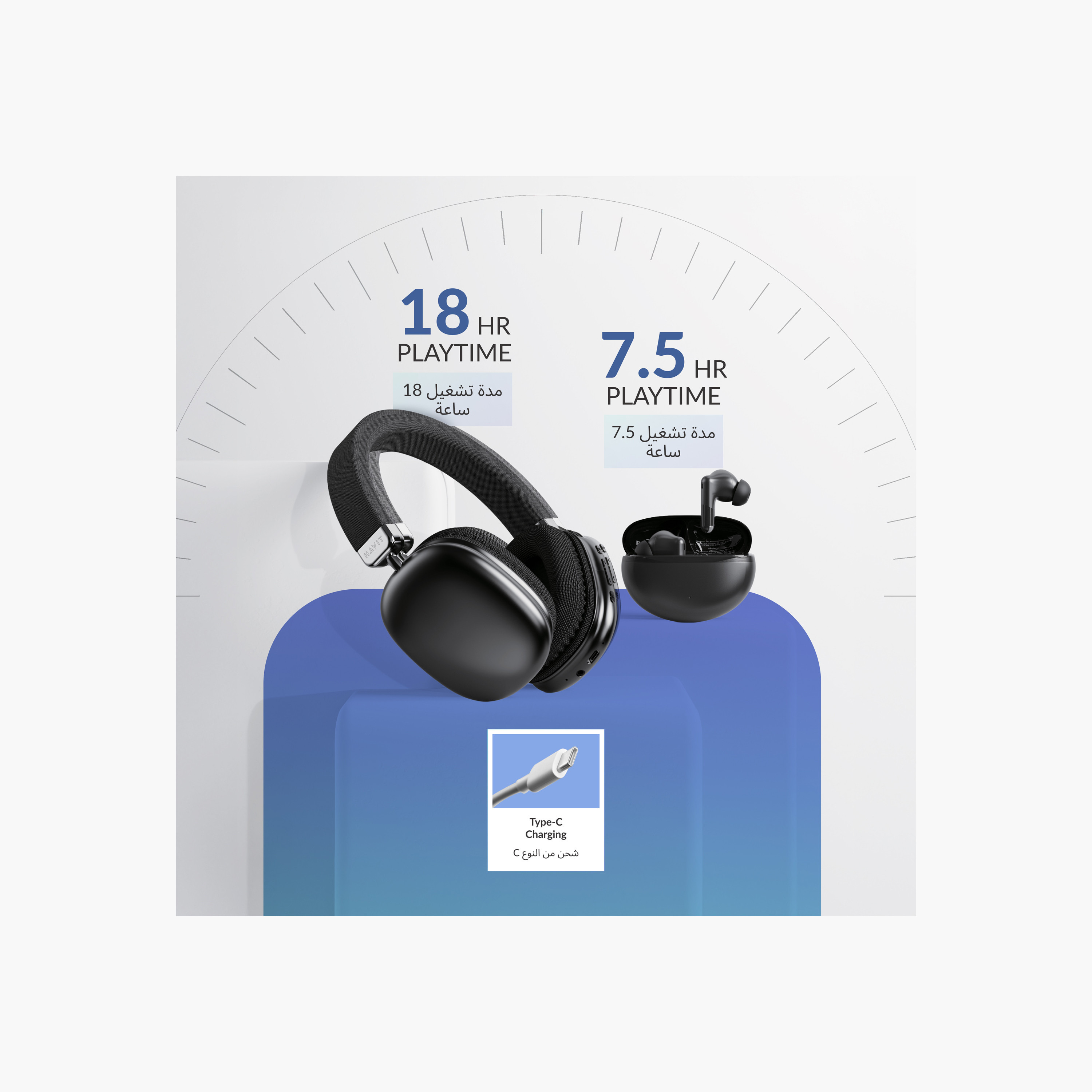 Findz Over-Ear Headphones with Earbuds - Bluetooth for Gaming-electronics-headphonesandearphones-image-4