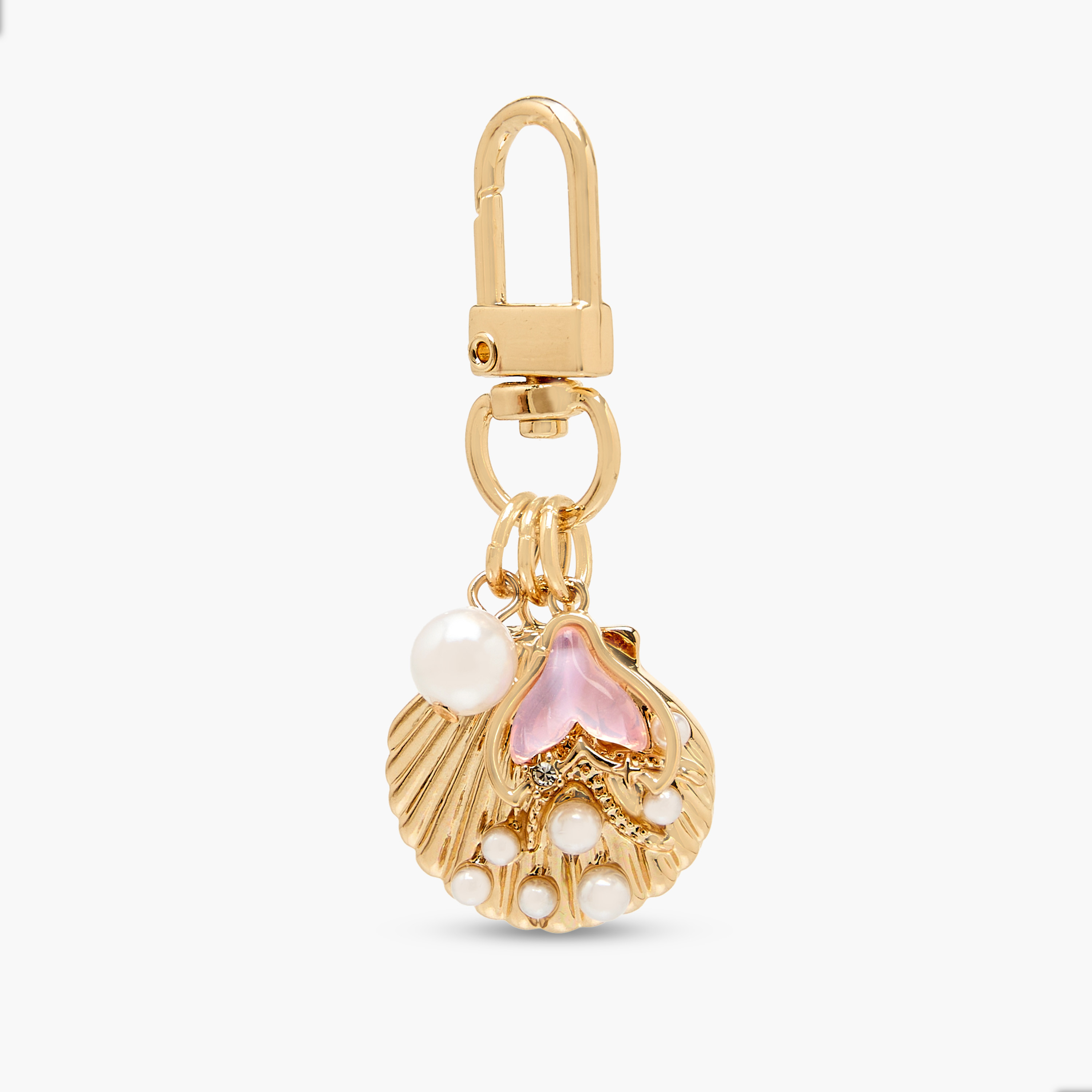 Charmz Embellished Seashell Bag Charm-girls-accessories-keyringsandbagcharms-image-1
