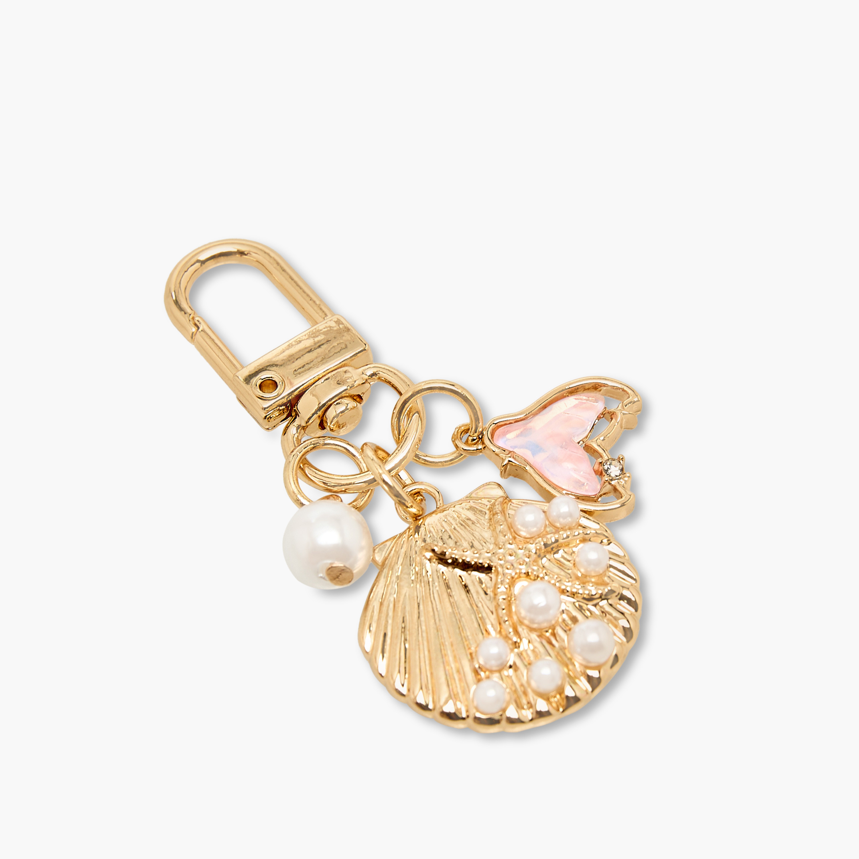 Charmz Embellished Seashell Bag Charm-girls-accessories-keyringsandbagcharms-image-2