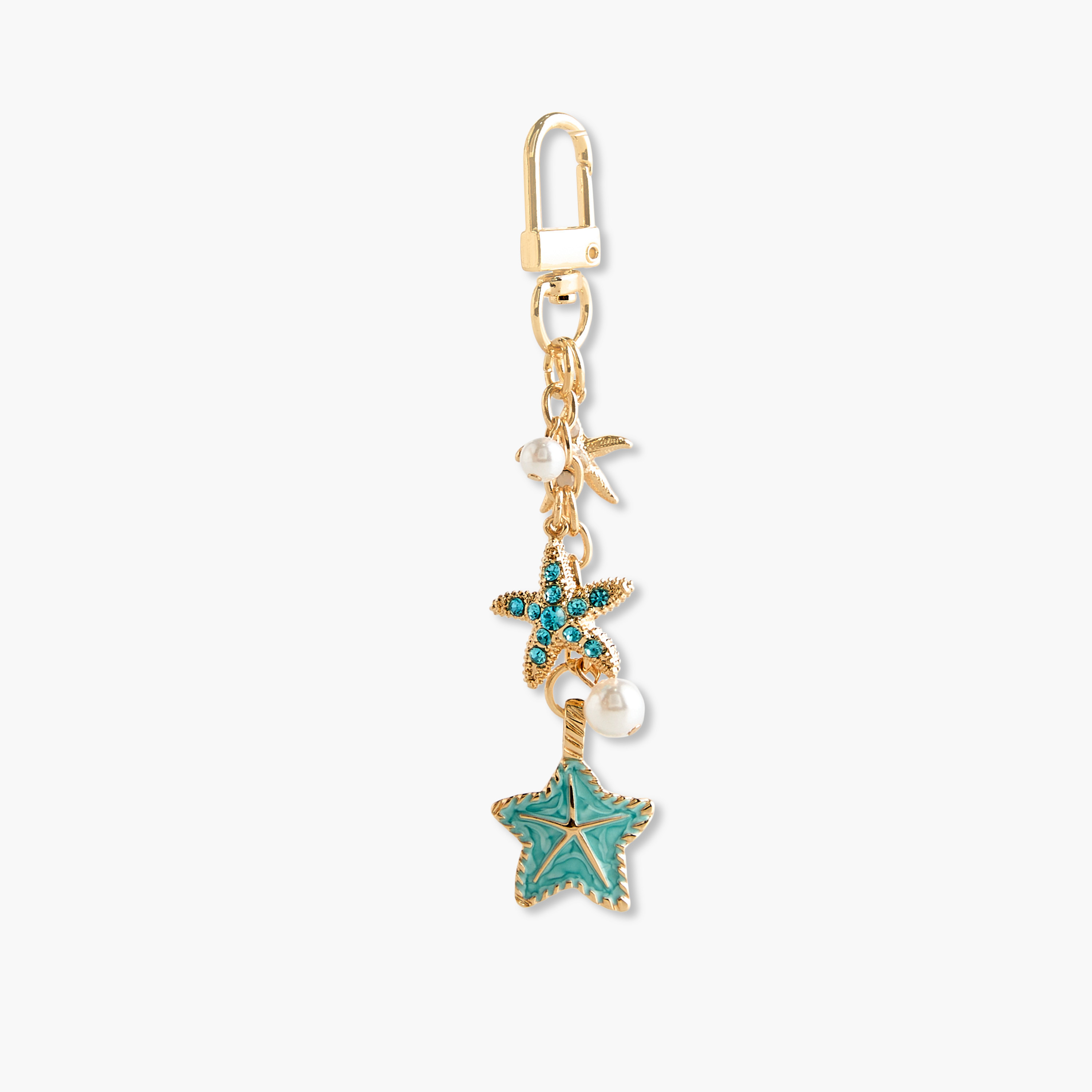 Charmz Embellished Starfish Bag Charm-girls-accessories-keyringsandbagcharms-image-1