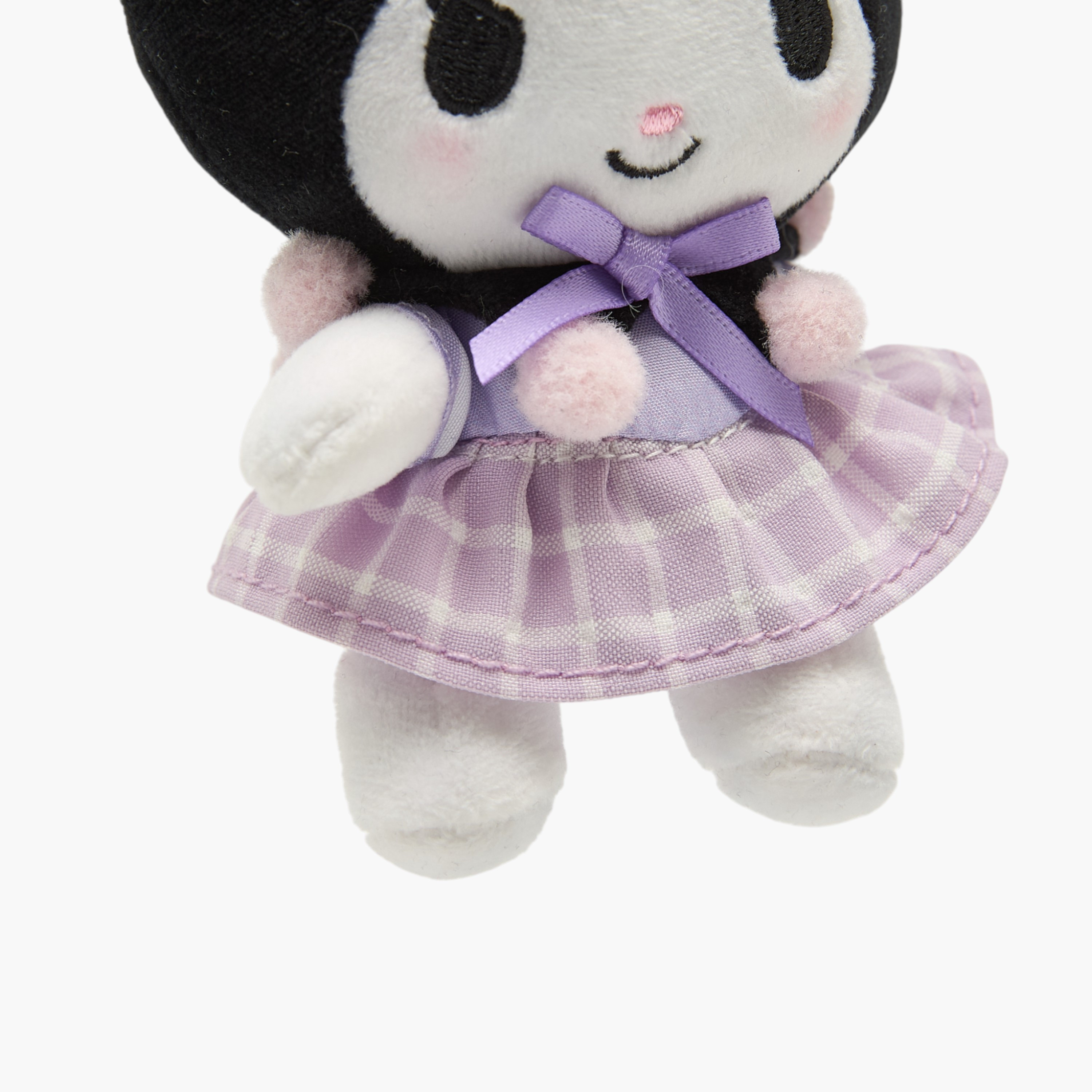 Kuromi Plush Keychain-girls-accessories-keyringsandbagcharms-image-4