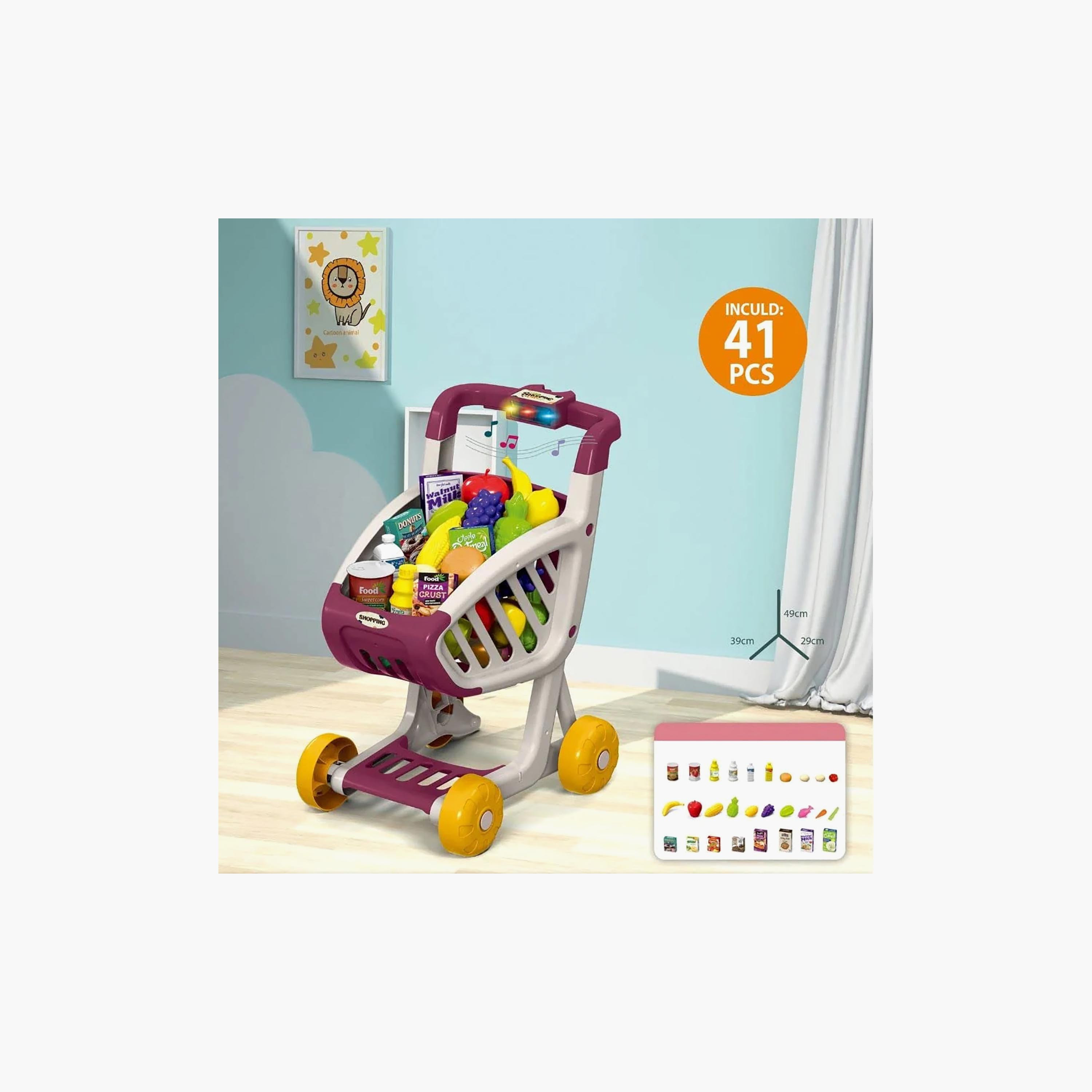 مجموعة لعبة عربة تسوق من جونيورز-toys-roleplay-supermarketandshoppingsets-image-3