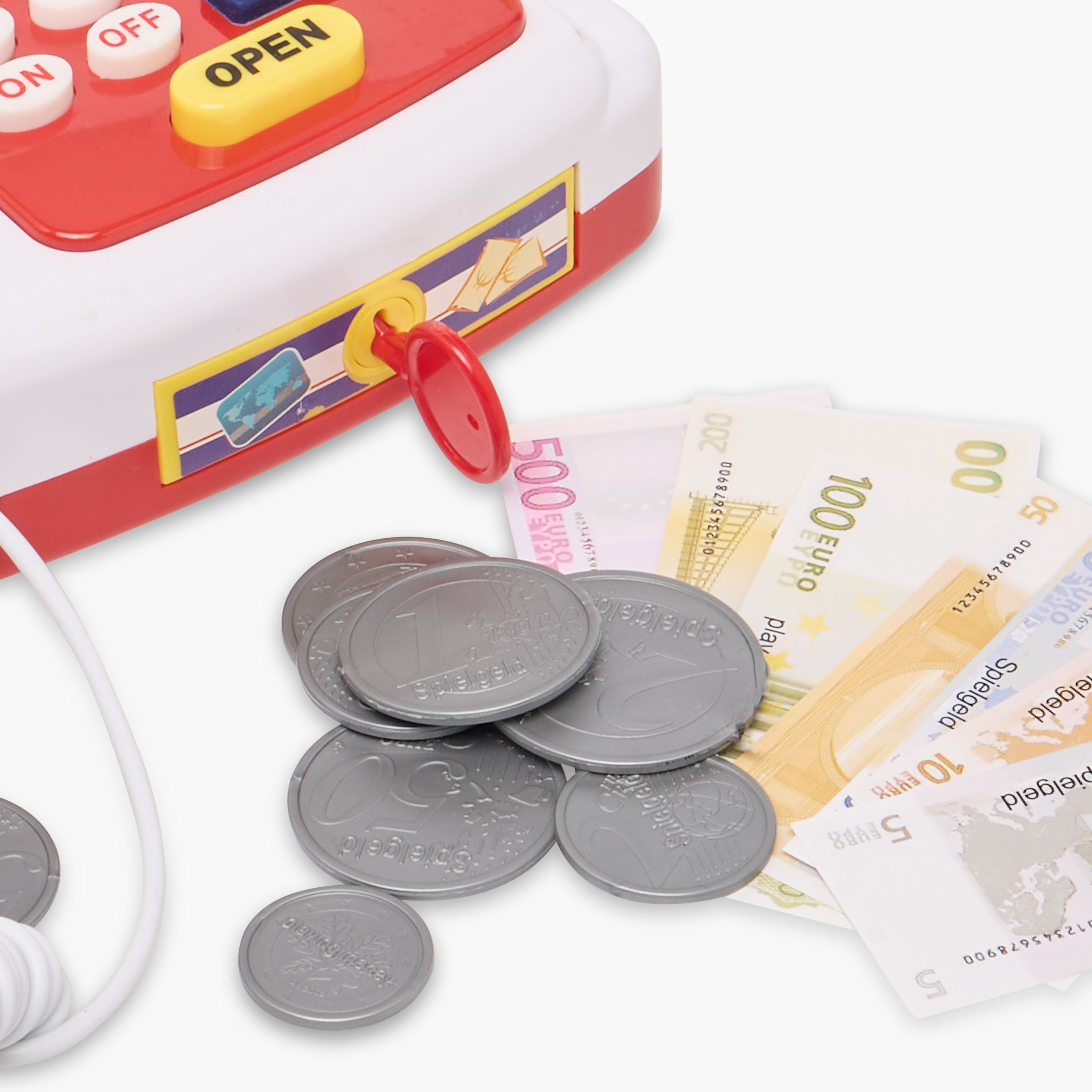 مجموعة ألعاب ماكينة تسجيل مدفوعات نقدية إلكترونية-toys-roleplay-supermarketandshoppingsets-image-6