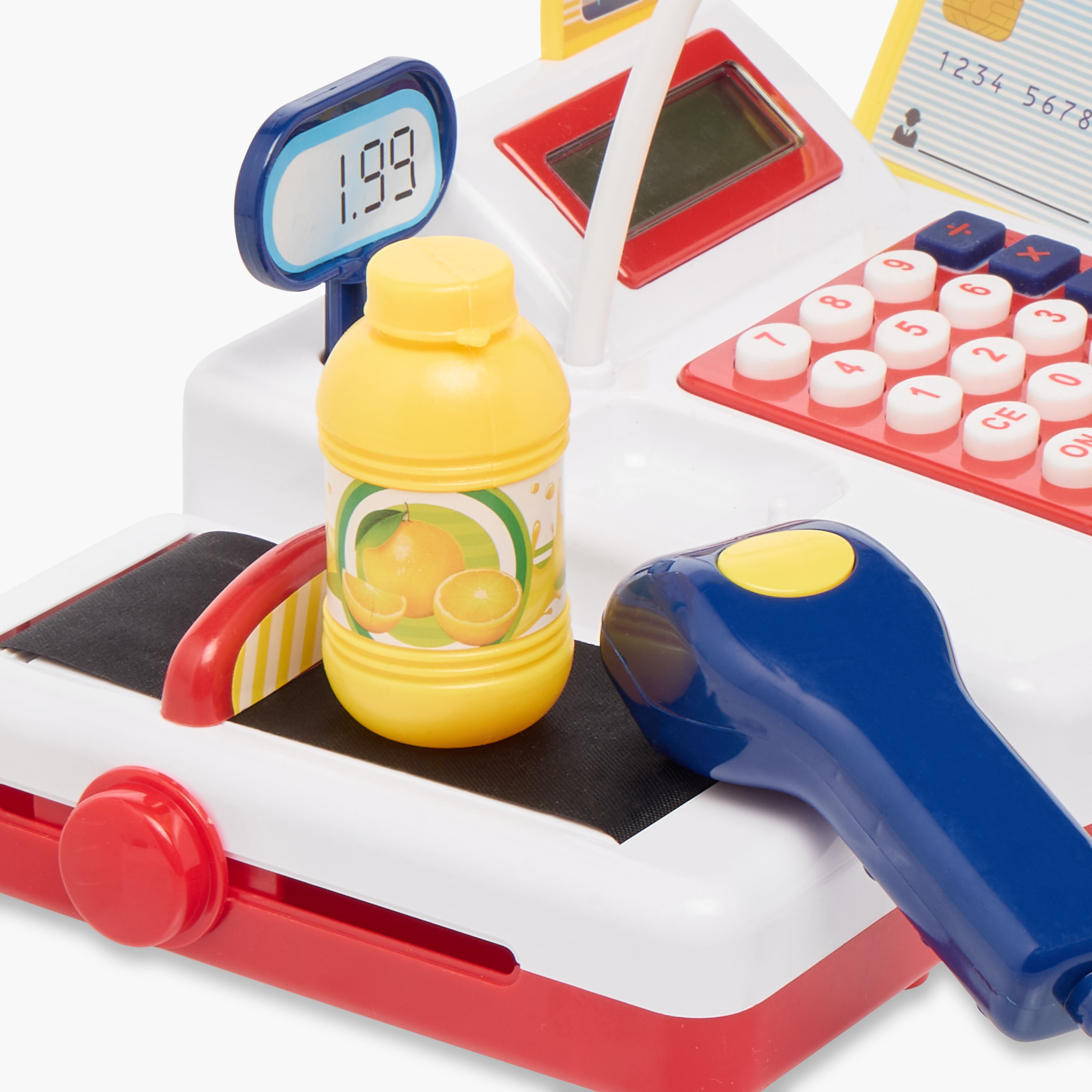 مجموعة ألعاب ماكينة تسجيل مدفوعات نقدية إلكترونية-toys-roleplay-supermarketandshoppingsets-image-7