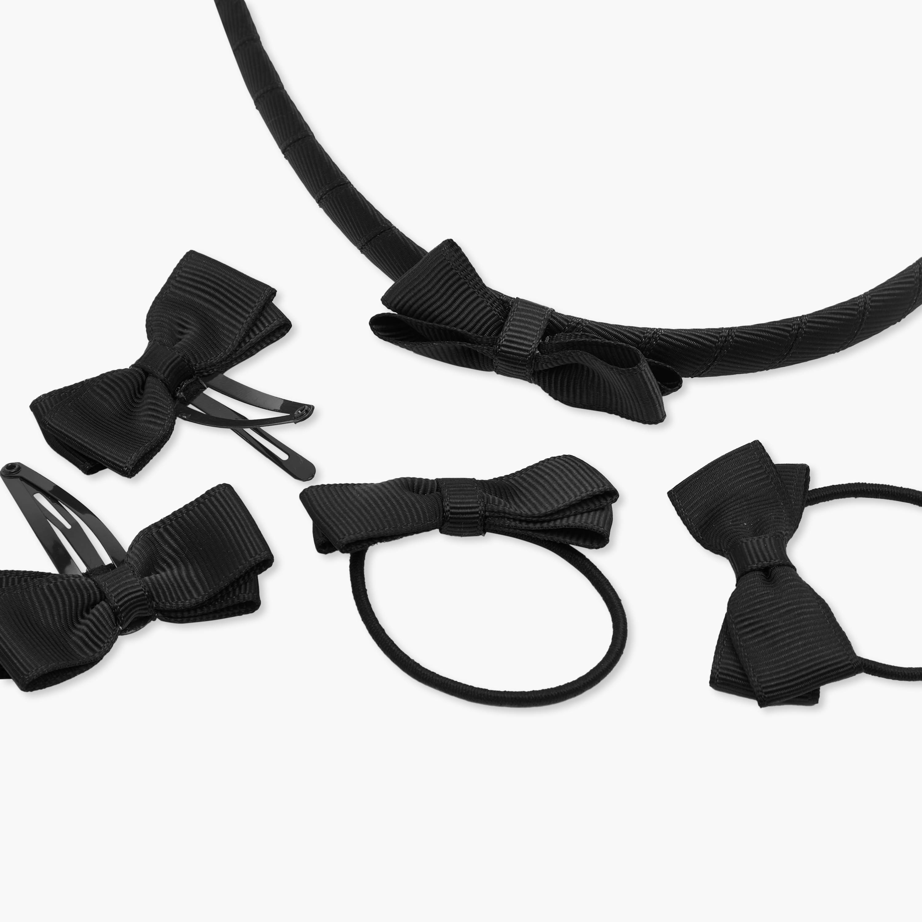 Charmz 5-Piece Bow Accent Hairband and Hair Clip Set-girls-accessories-hairaccessories-image-8