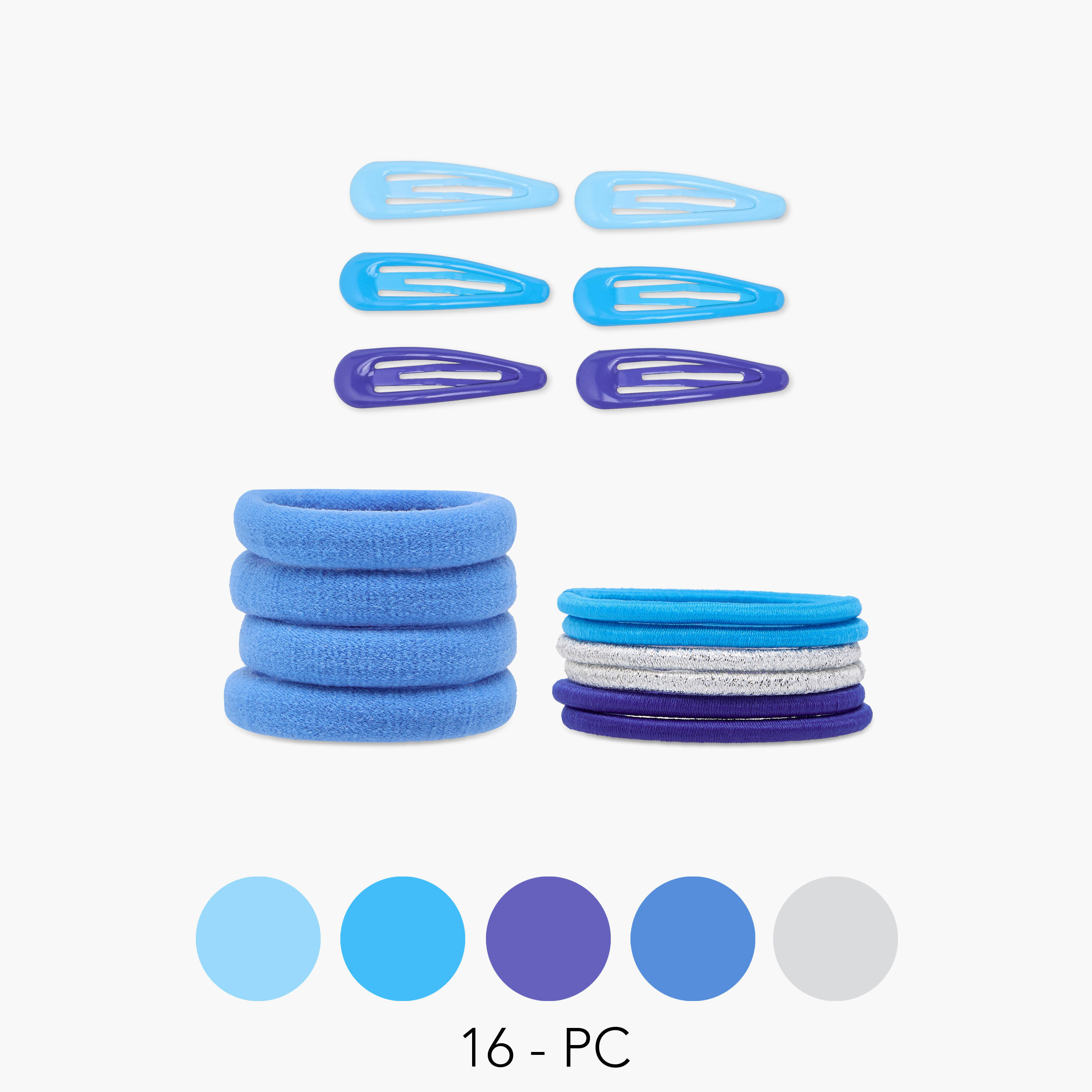 Charmz 16-Piece Hair Clip and Hair Tie Set-girls-accessories-hairaccessories-image-1